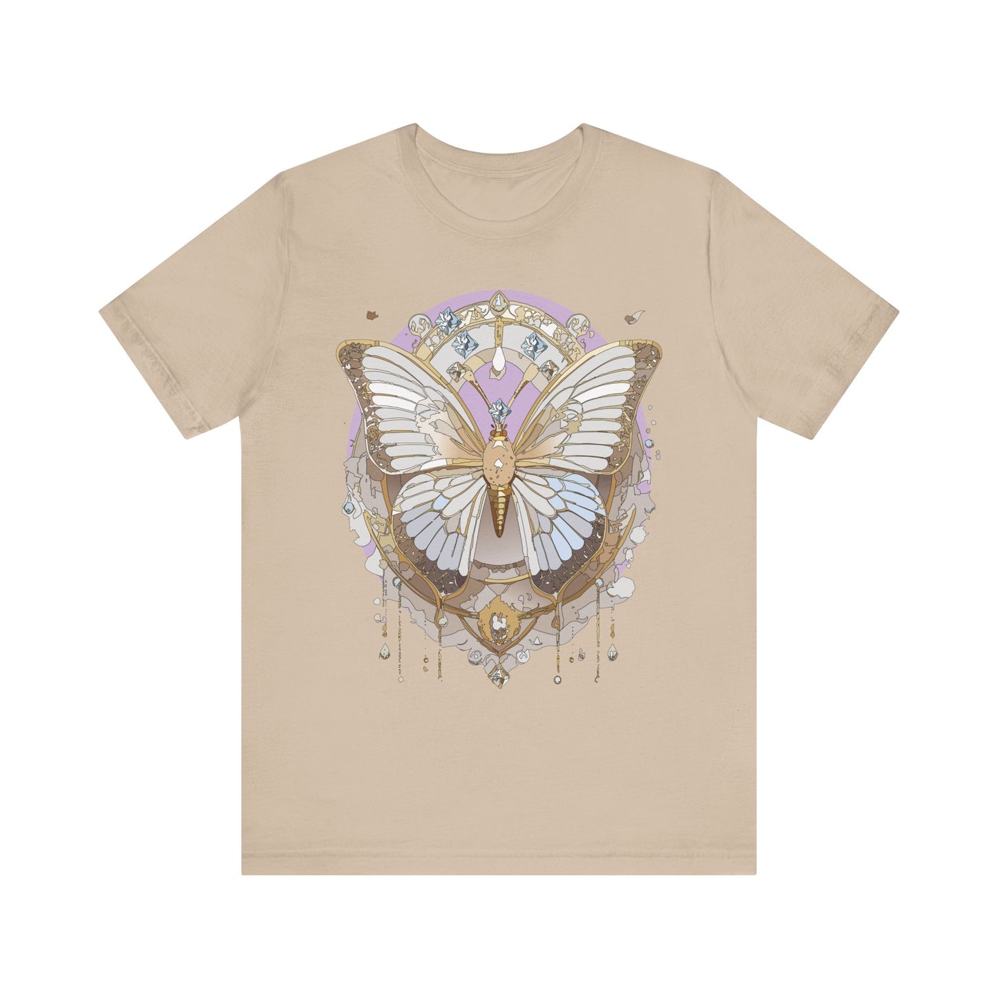Butterfly Shirt, Shirt with Butterfly, Tee Shirt with Antique Butterfly