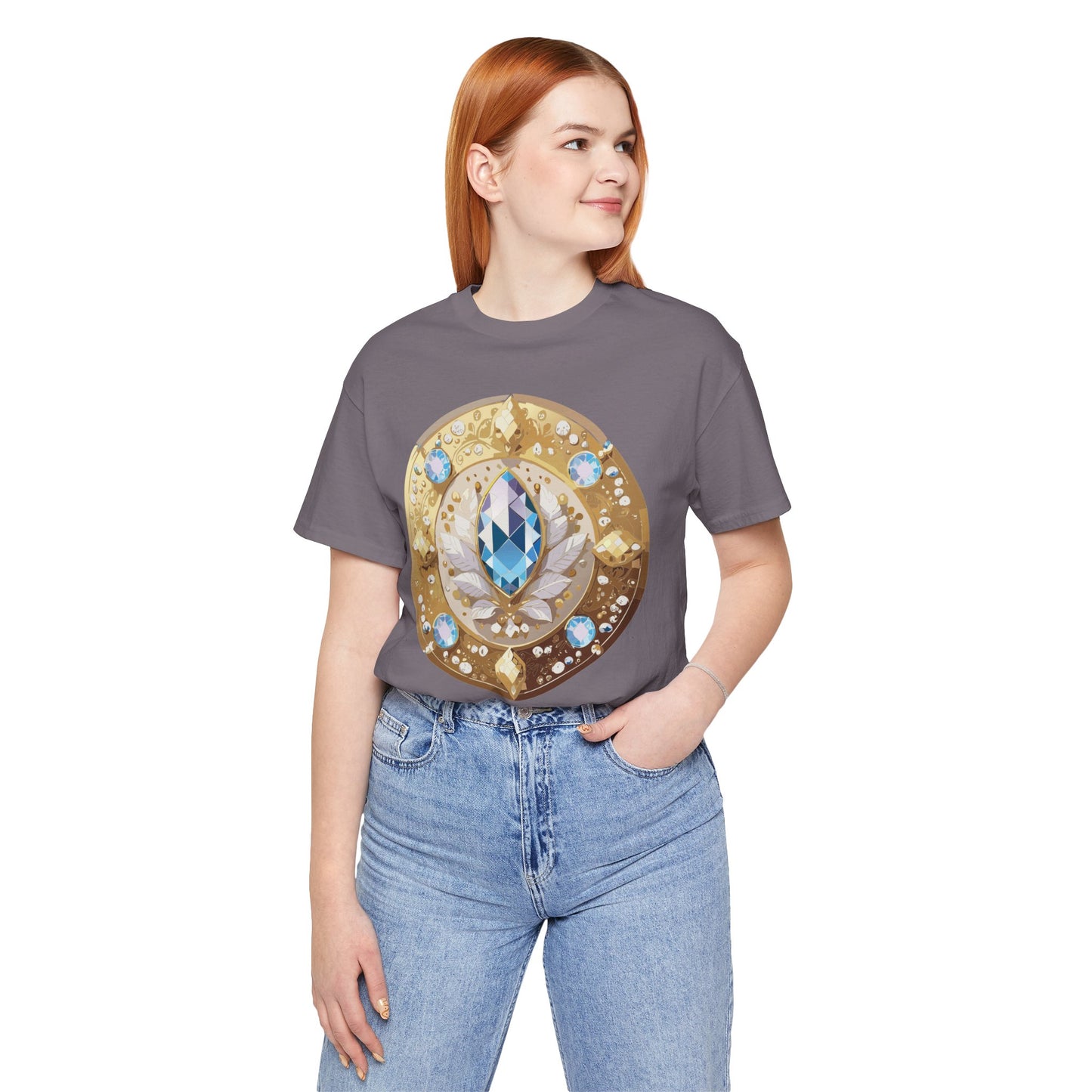 Medallion Shirt, Shirt with Medallion, Tee Shirt with Medal