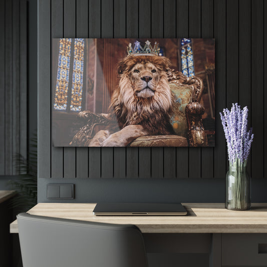 Crown Lion Wall Decor, Wall Art Decor with Animals 3