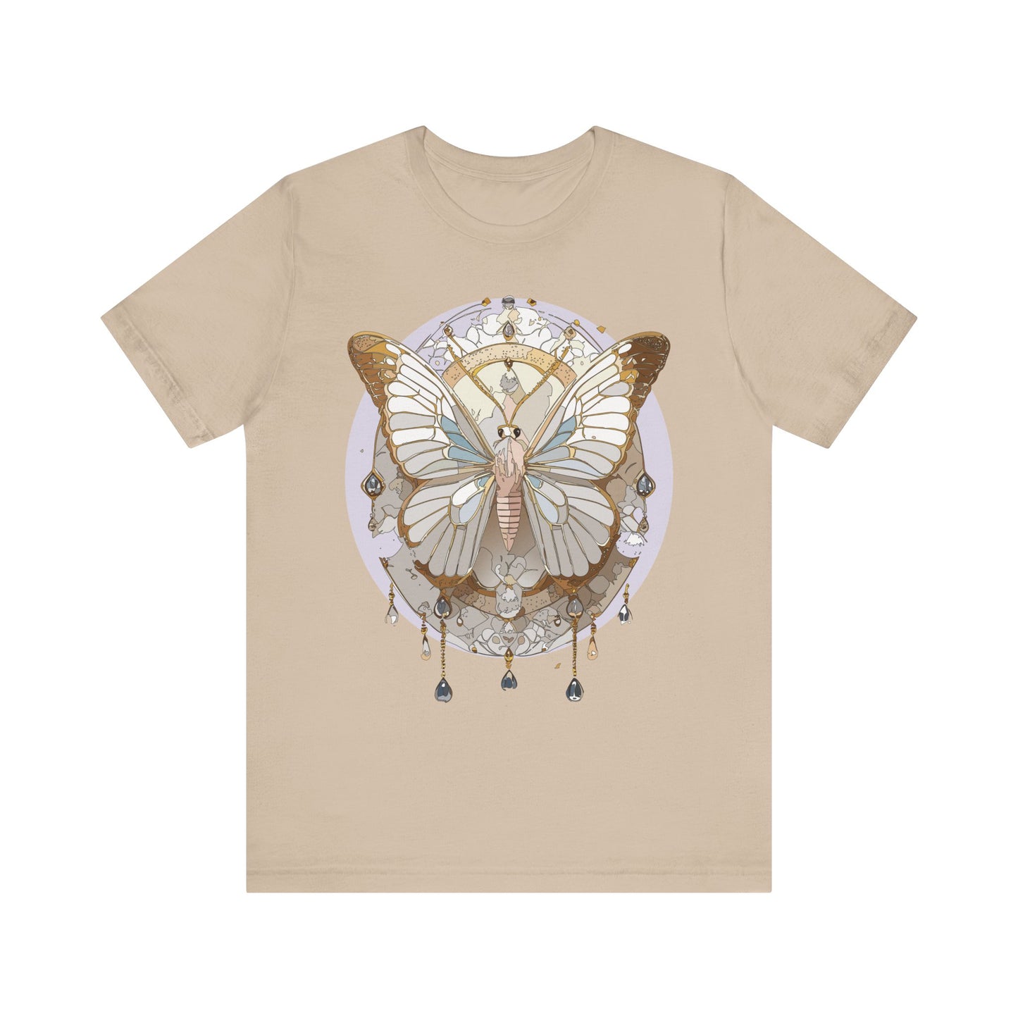 Butterfly Shirt, Shirt with Butterfly, Tee Shirt with Antique Butterfly