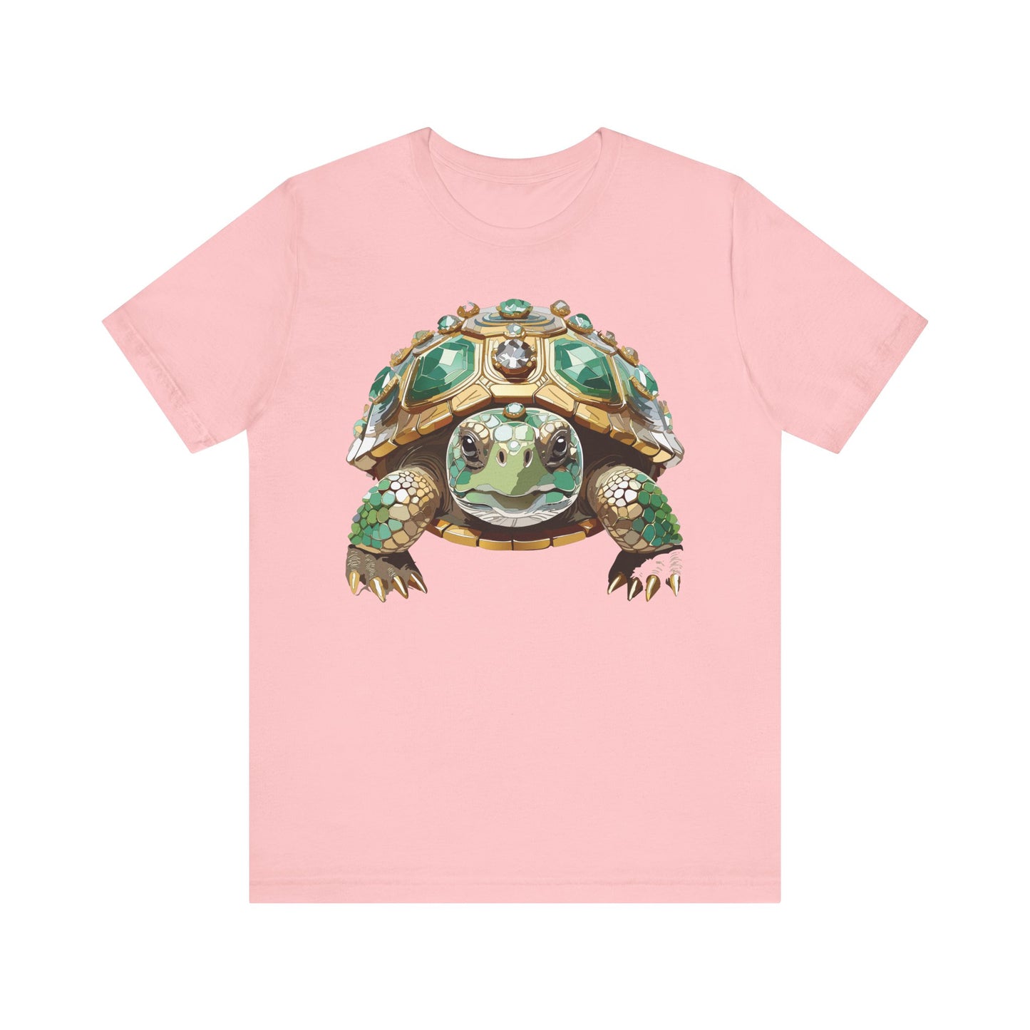 Animal Shirt, Shirt with Animal, Tee Shirt with Gold Animal Medal, Shirt with Antique Animal Medallion