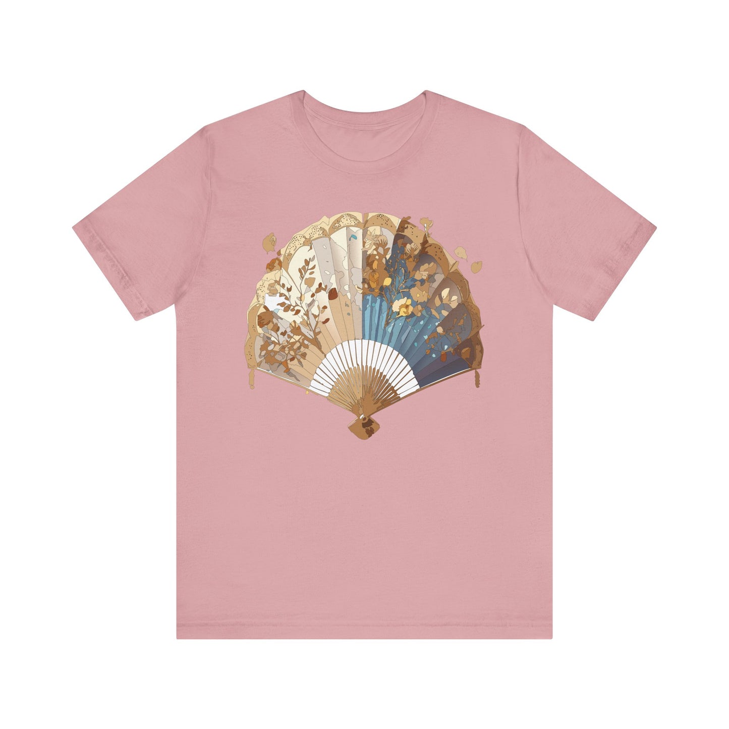 Fan shirt, Shirt with Fan, Tee Shirt with Gold Blower
