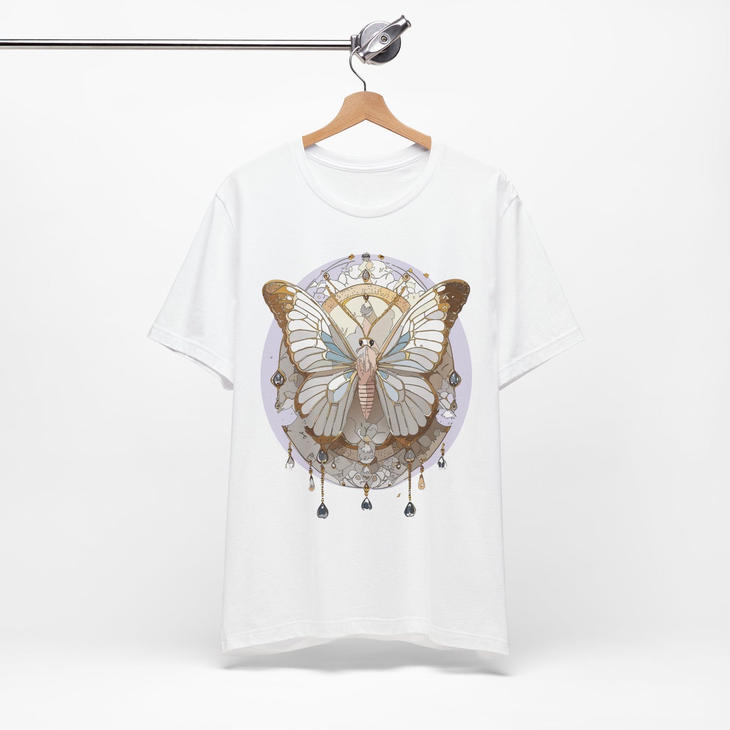 Butterfly Shirt, Shirt with Butterfly, Tee Shirt with Antique Butterfly