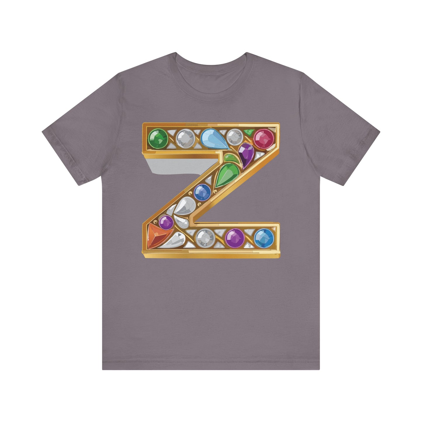 Letter Shirt, Shirt with Letters, Tee Shirt with Gold Letter, Shirt with Antique Letters
