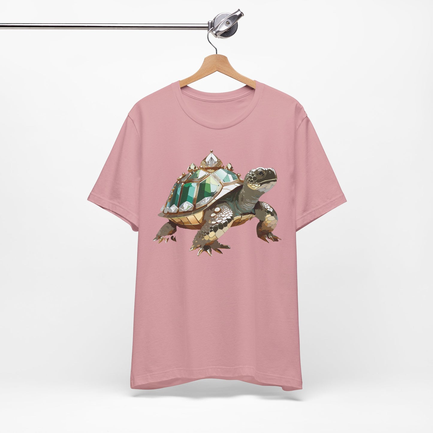 Animal Shirt, Shirt with Animal, Tee Shirt with Gold Animal Medal, Shirt with Antique Animal Medallion