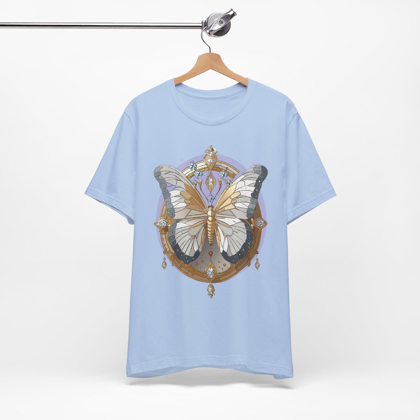Butterfly Shirt, Shirt with Butterfly, Tee Shirt with Antique Butterfly