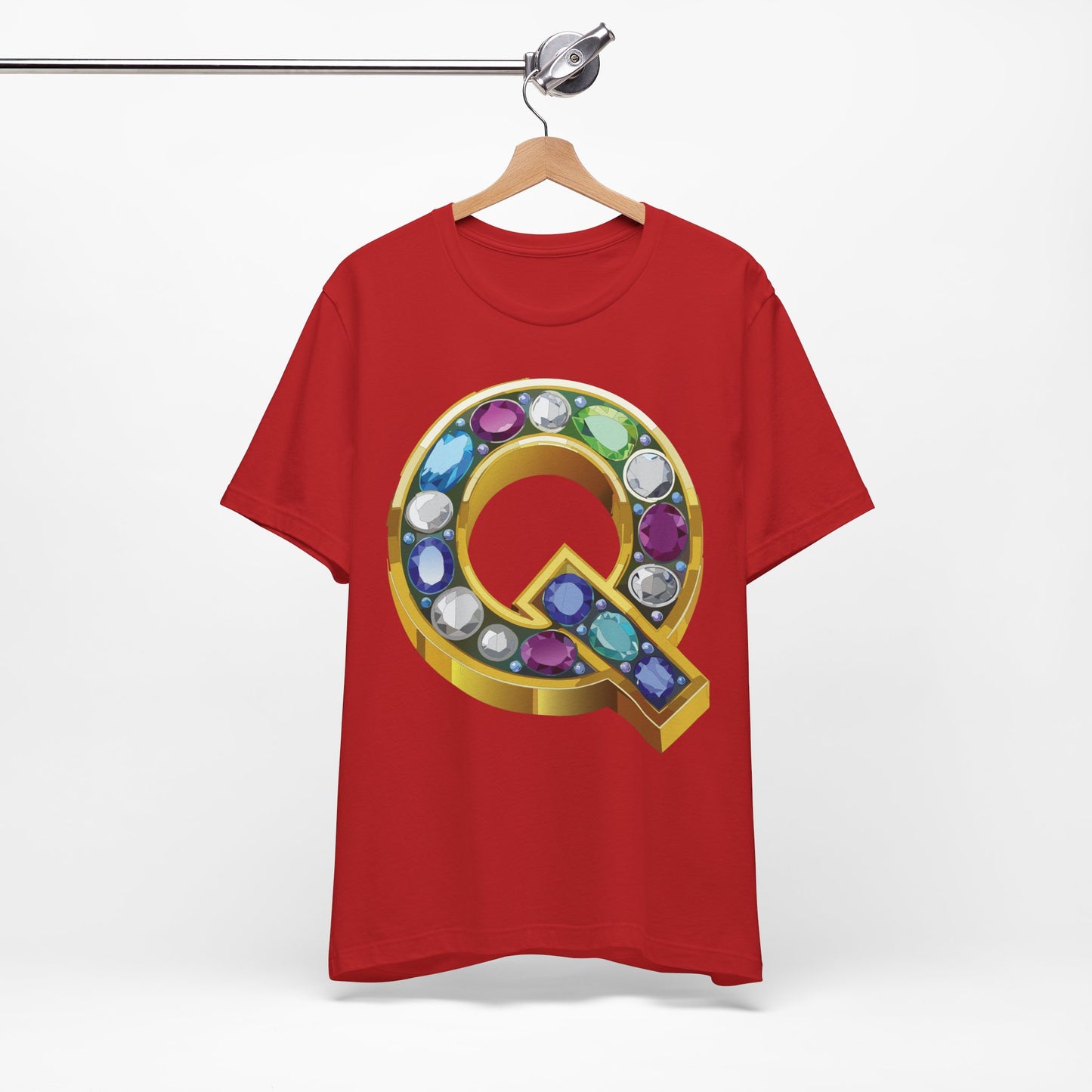 Letter Shirt, Shirt with Letters, Tee Shirt with Gold Letter, Shirt with Antique Letters