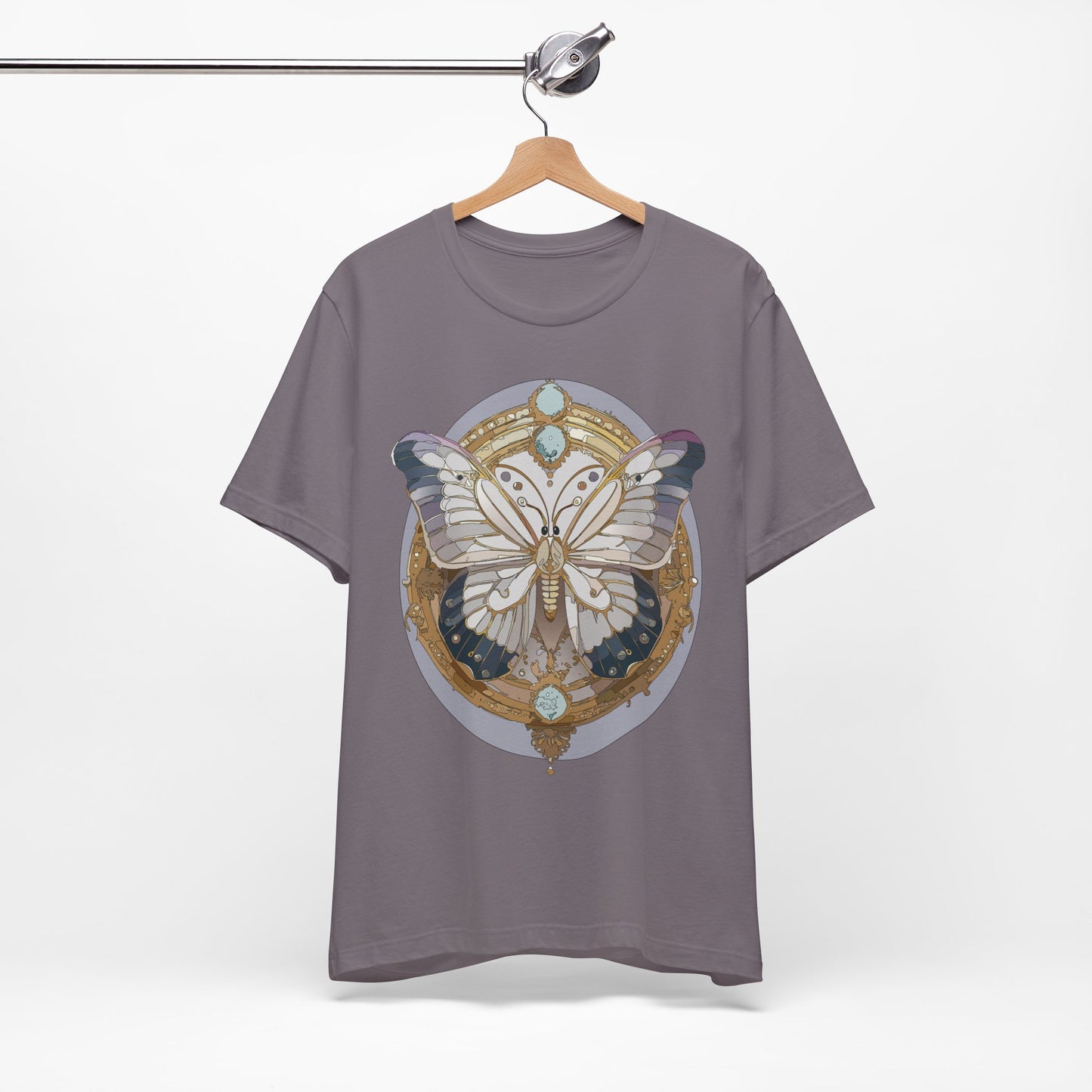 Butterfly Shirt, Shirt with Butterfly, Tee Shirt with Antique Butterfly