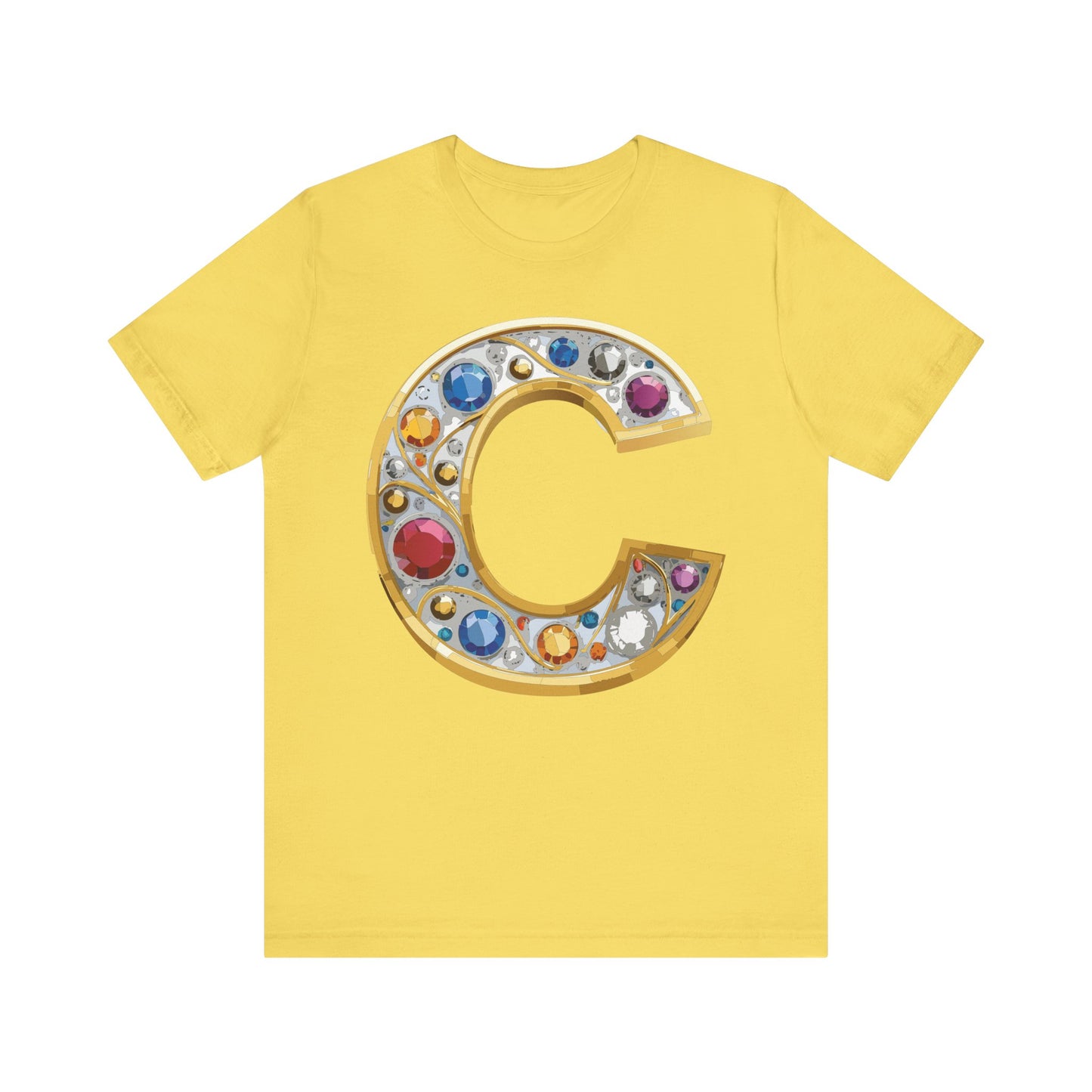 Letter Shirt, Shirt with Letters, Tee Shirt with Gold Letter, Shirt with Antique Letters