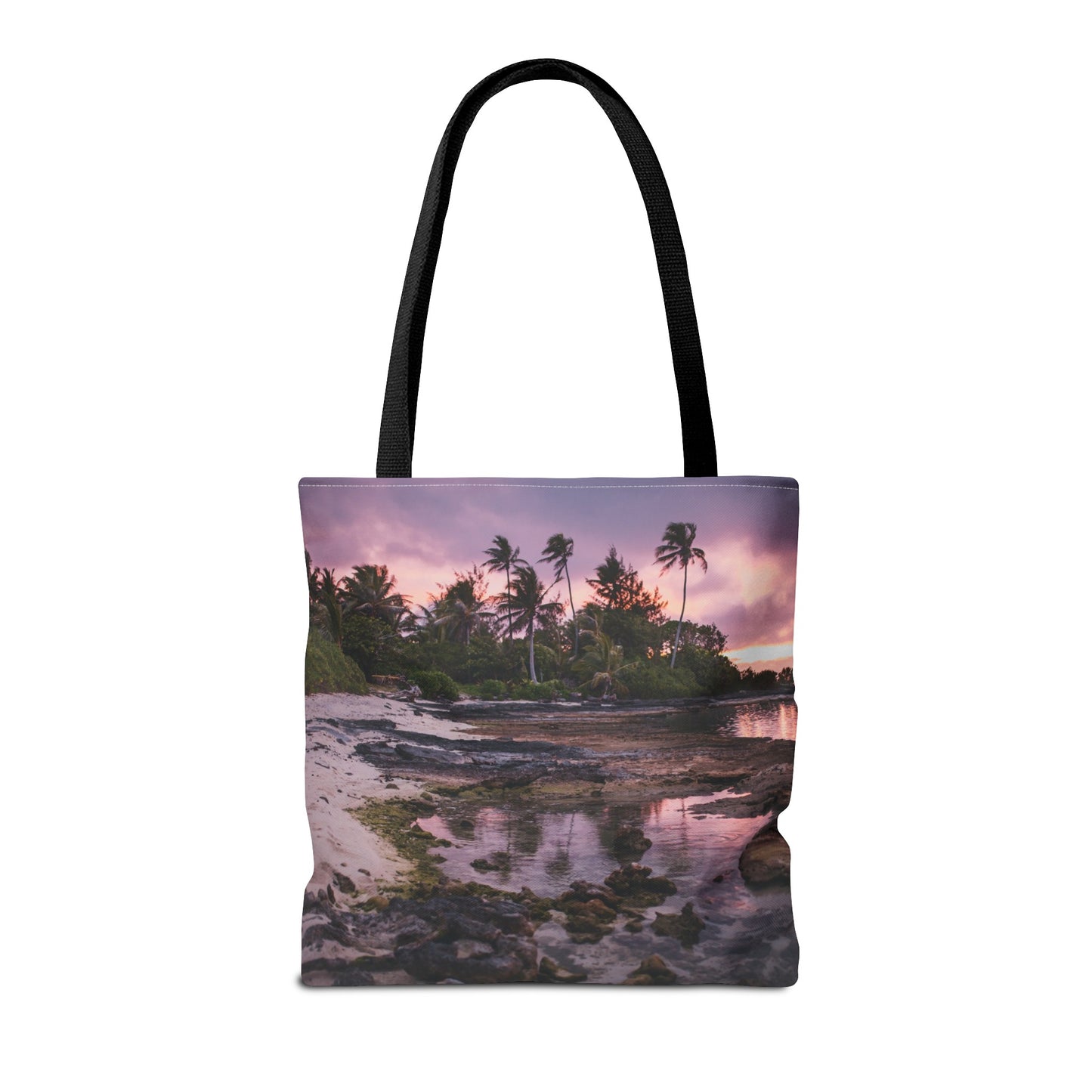 Canvas Bag with Beach Prints