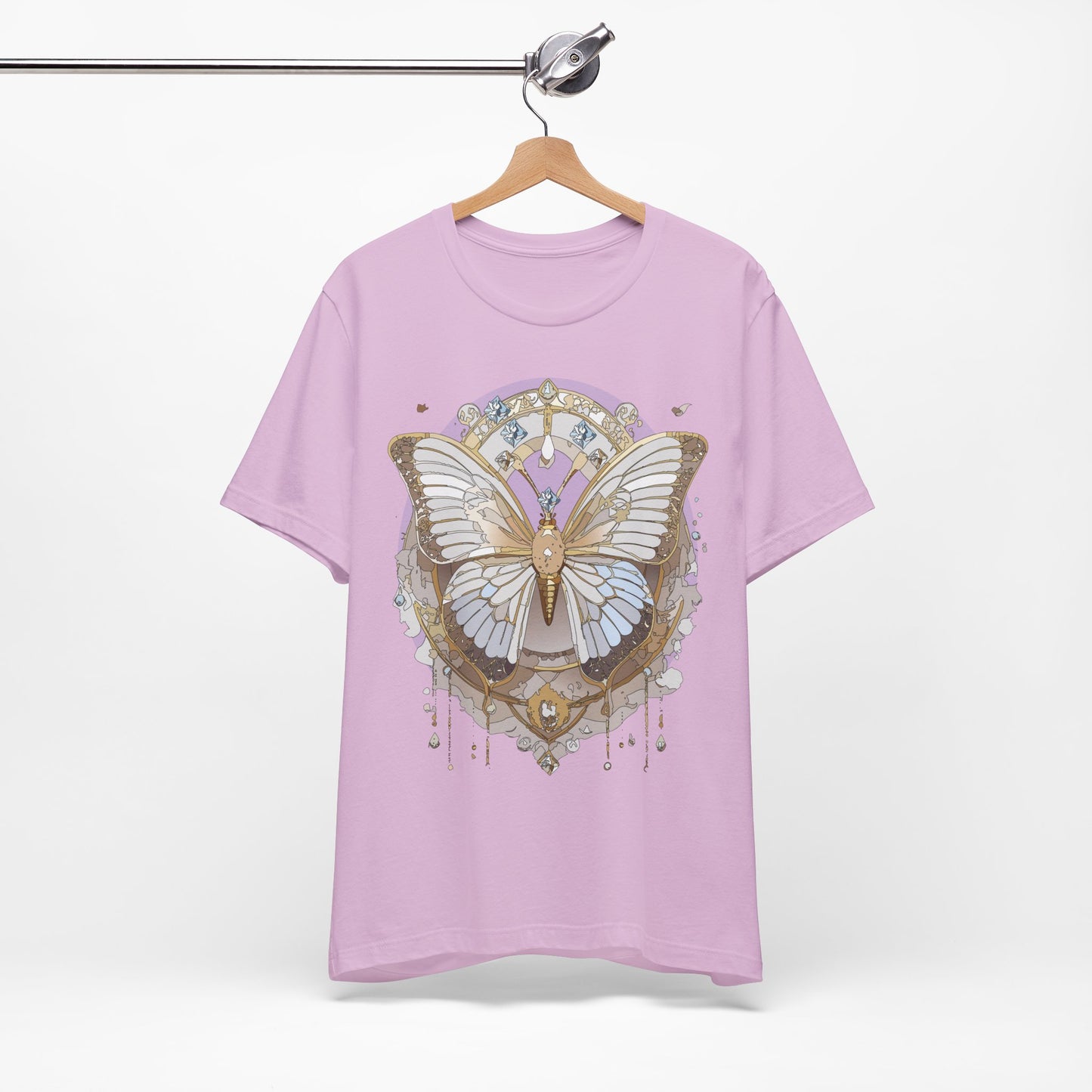 Butterfly Shirt, Shirt with Butterfly, Tee Shirt with Antique Butterfly