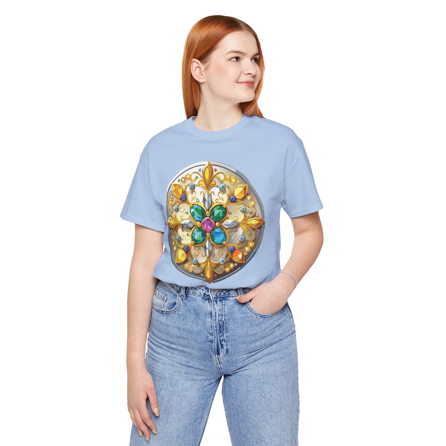 Medallion Shirt, Shirt with Medallion, Tee Shirt with Medal
