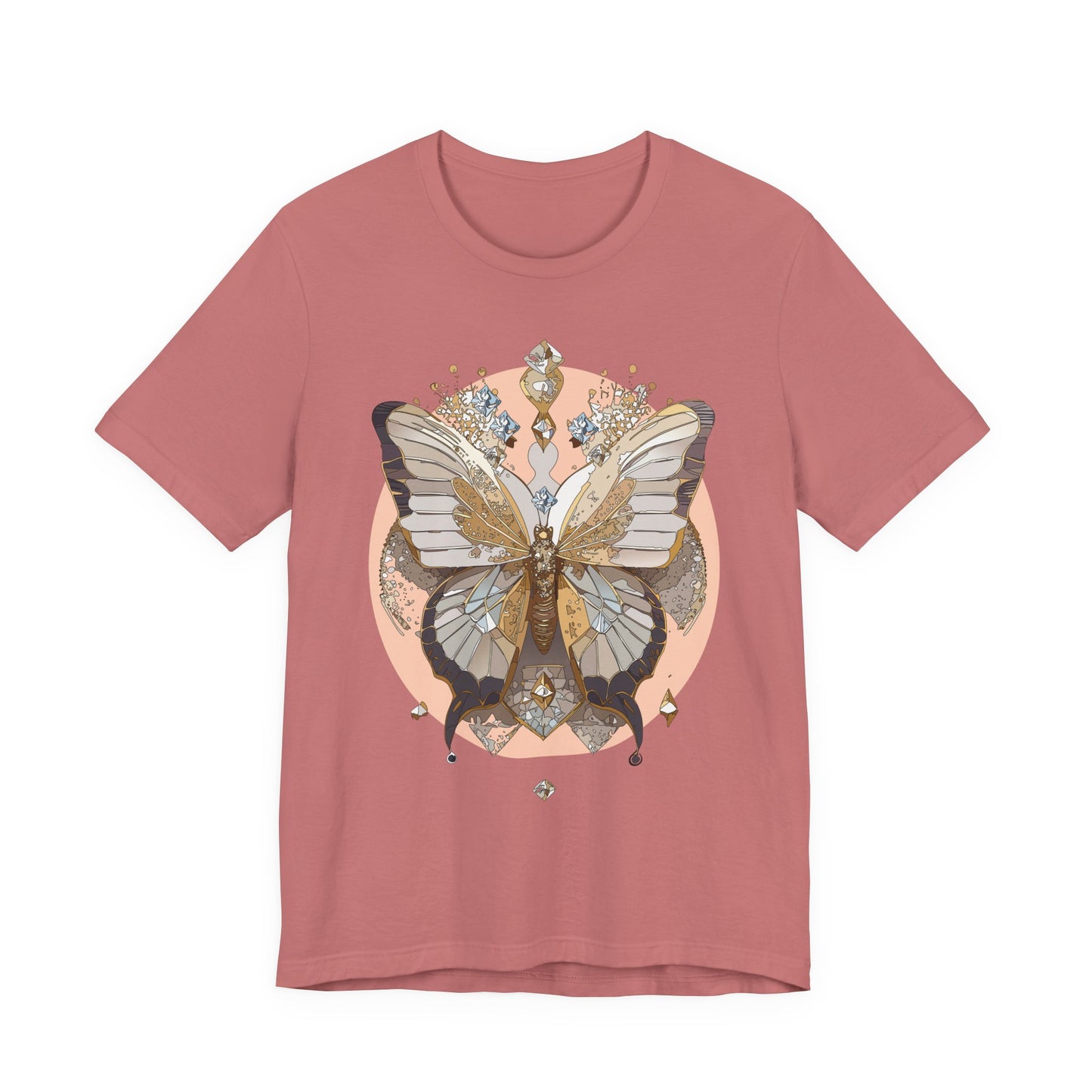 Butterfly Shirt, Shirt with Butterfly, Tee Shirt with Antique Butterfly