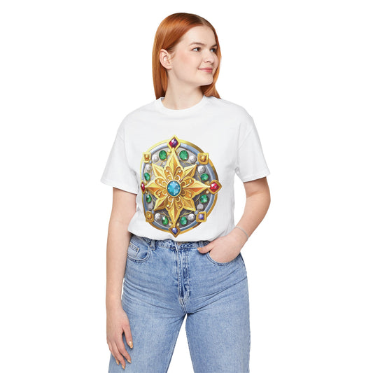 Medallion Shirt, Shirt with Medallion, Tee Shirt with Medal