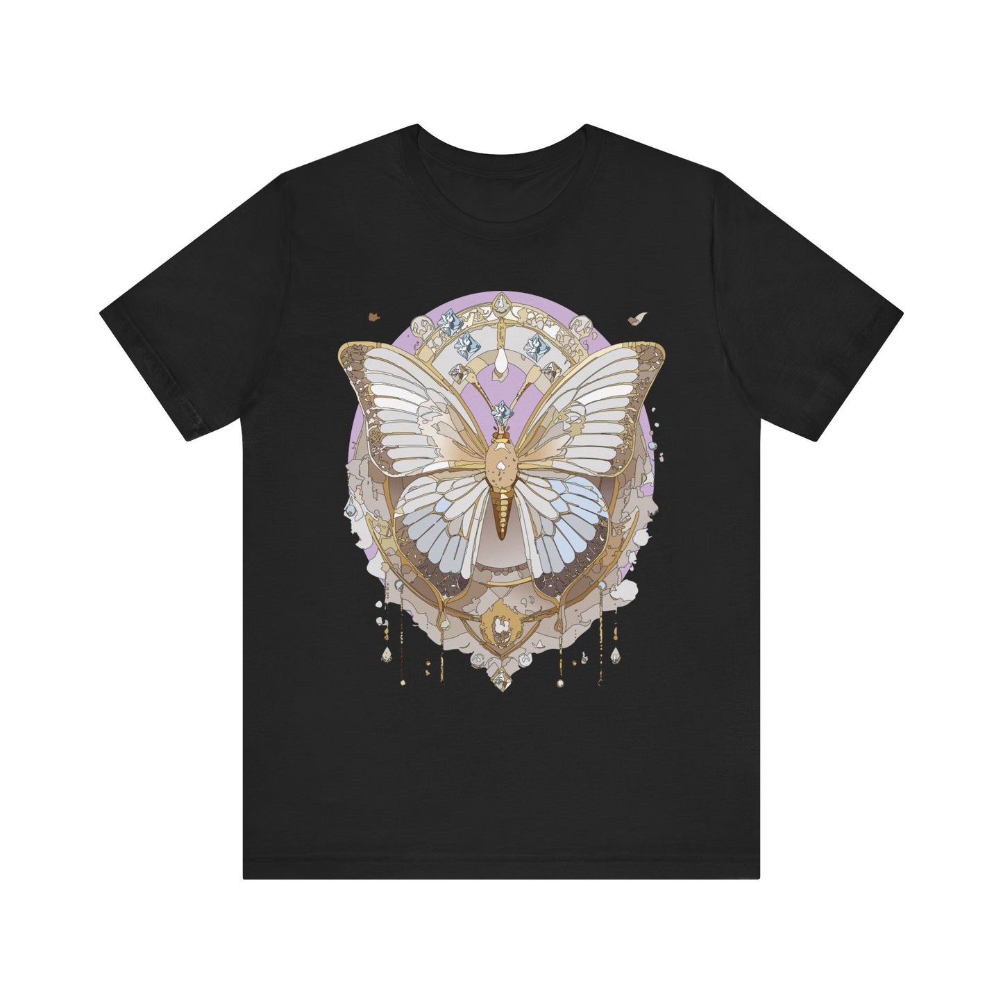 Butterfly Shirt, Shirt with Butterfly, Tee Shirt with Antique Butterfly