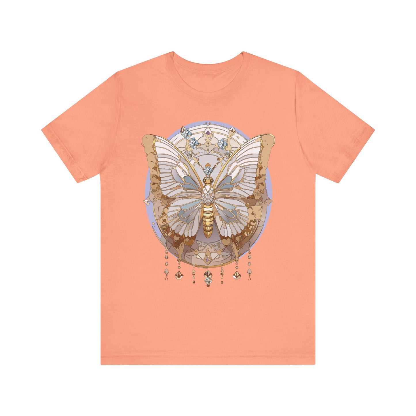Butterfly Shirt, Shirt with Butterfly, Tee Shirt with Antique Butterfly