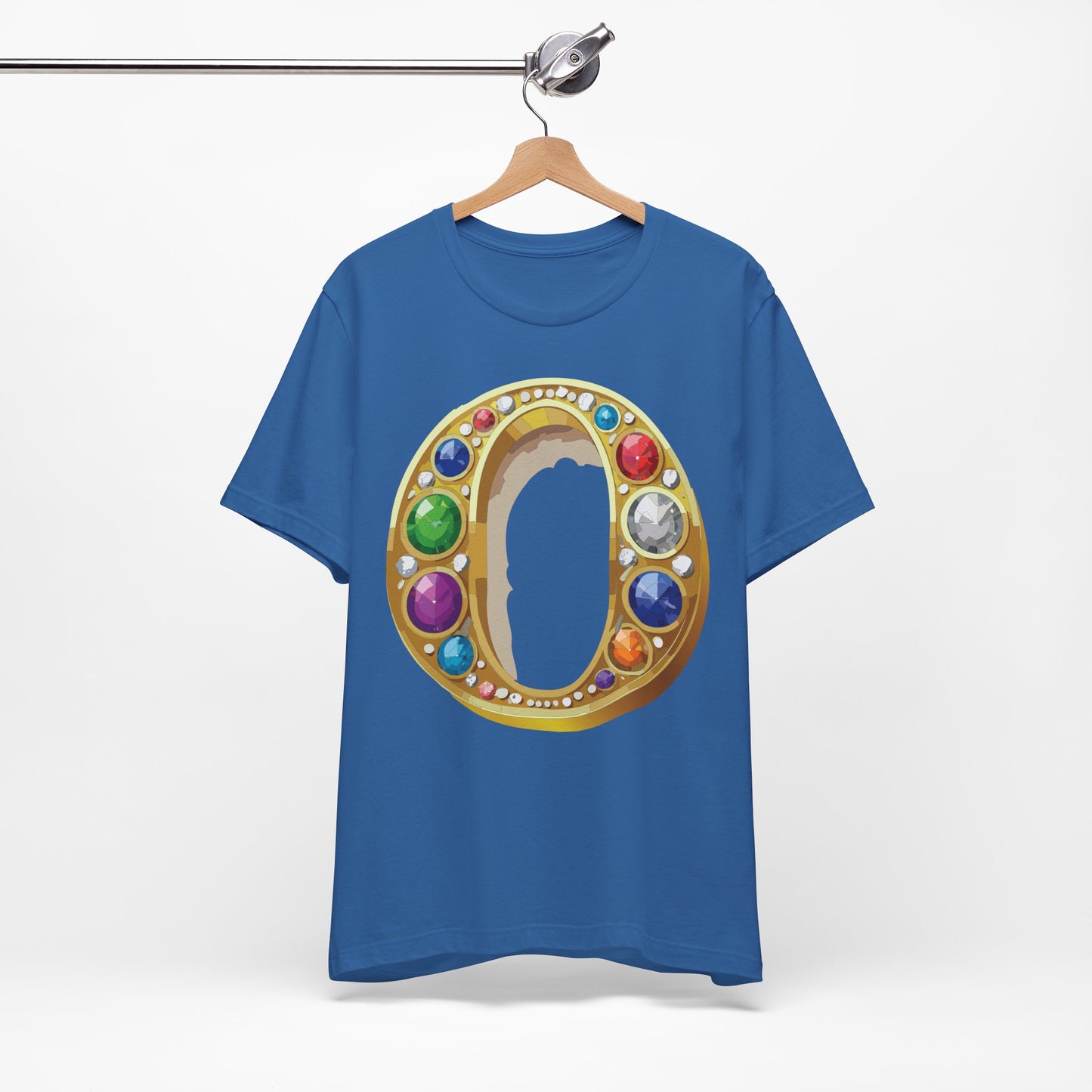 Letter Shirt, Shirt with Letters, Tee Shirt with Gold Letter, Shirt with Antique Letters