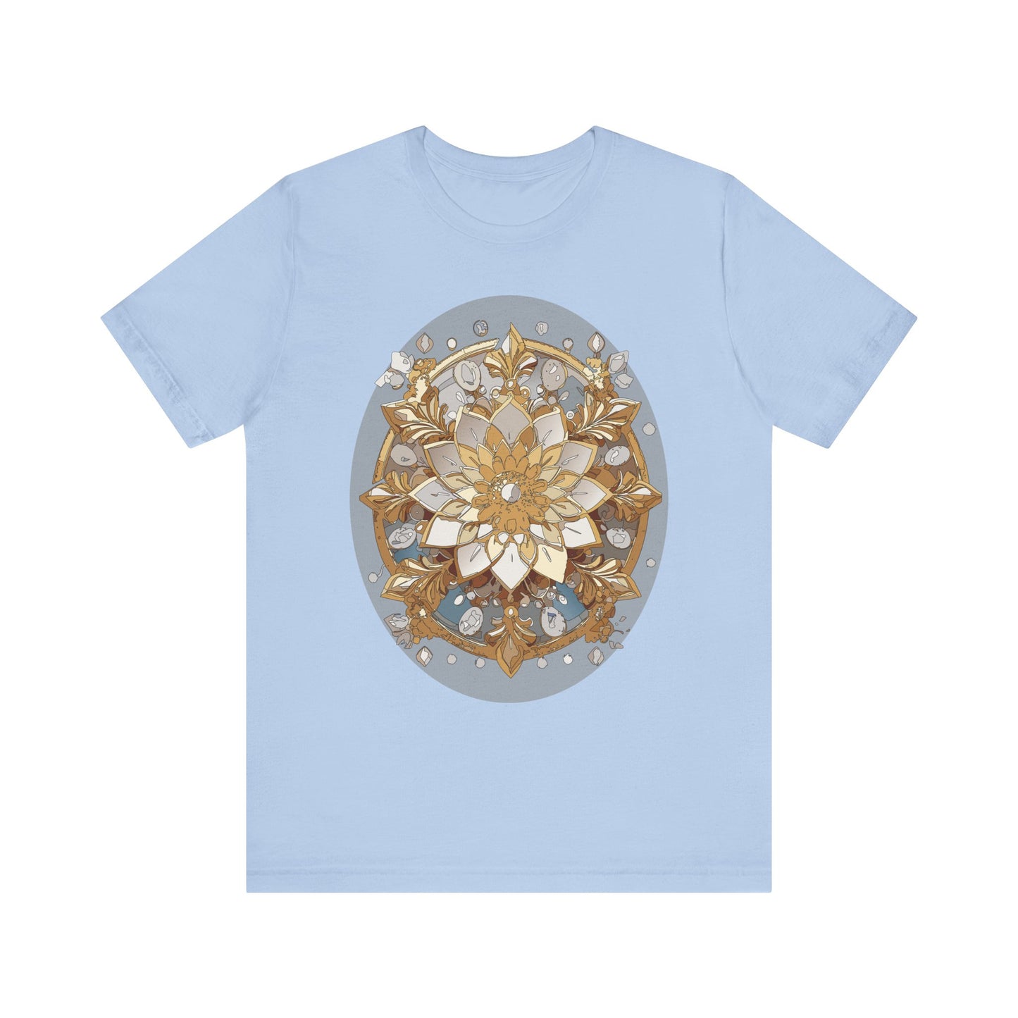 Floral Shirt, Flower Shirt, Tee Shirt with Antique Flower