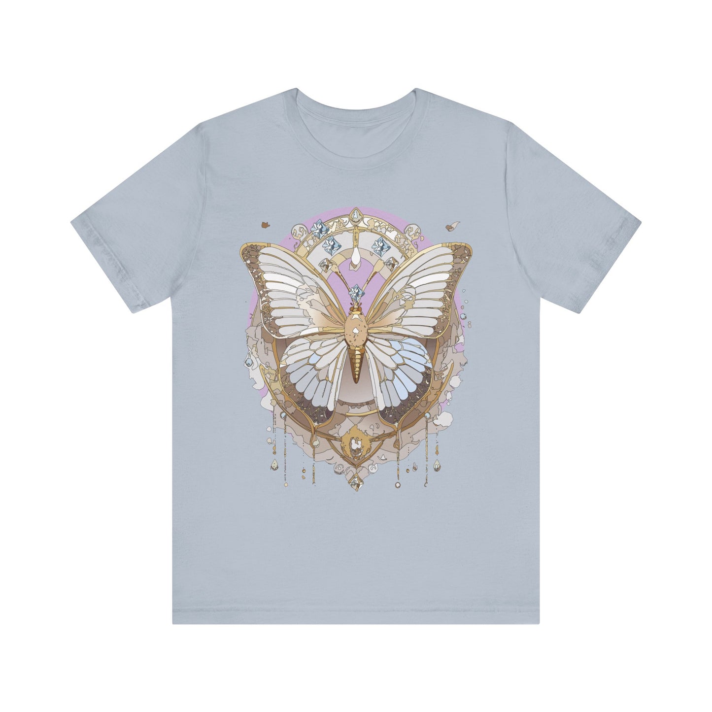 Butterfly Shirt, Shirt with Butterfly, Tee Shirt with Antique Butterfly