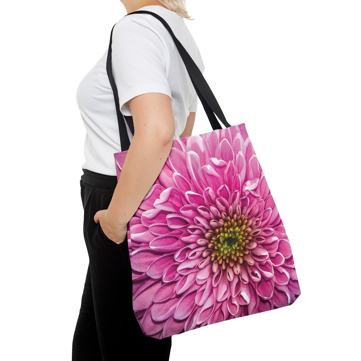 Canvas Bag with Floral Prints