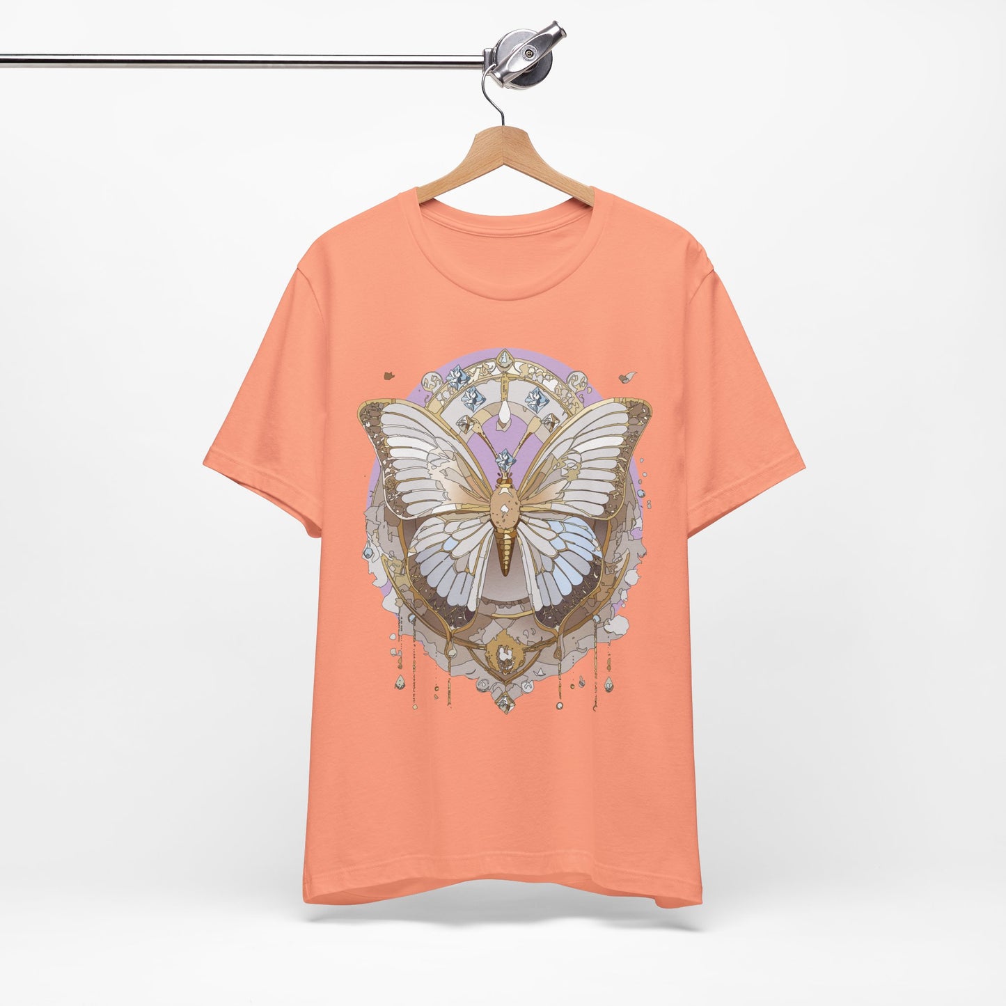 Butterfly Shirt, Shirt with Butterfly, Tee Shirt with Antique Butterfly