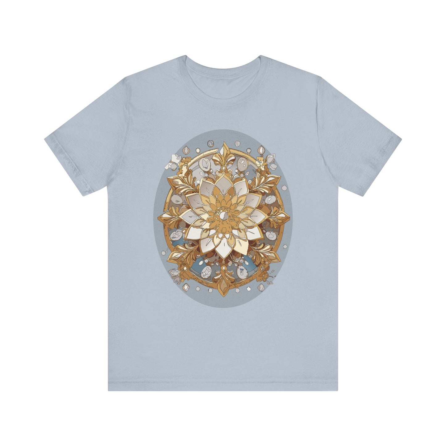 Floral Shirt, Flower Shirt, Tee Shirt with Antique Flower