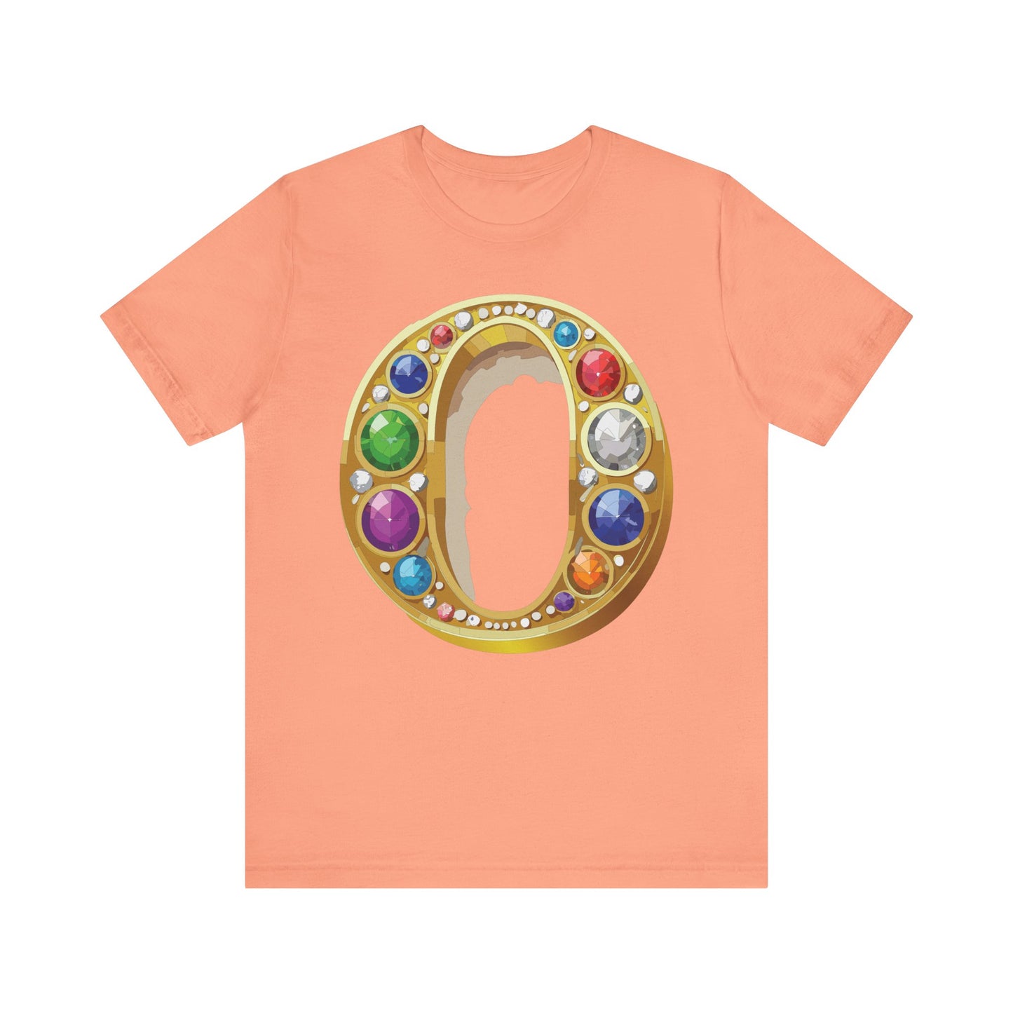 Letter Shirt, Shirt with Letters, Tee Shirt with Gold Letter, Shirt with Antique Letters