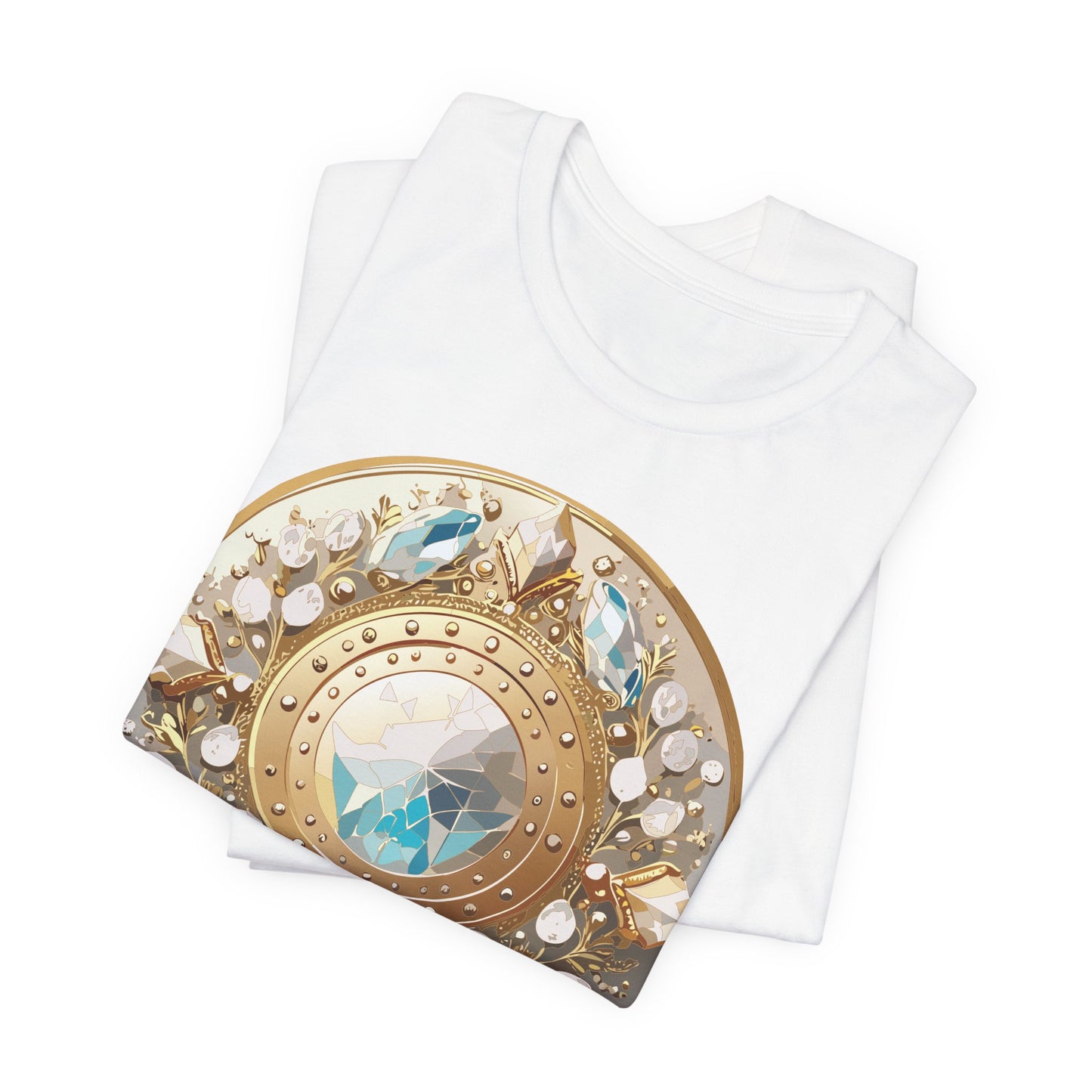 Medallion Shirt, Shirt with Medallion, Tee Shirt with Medal