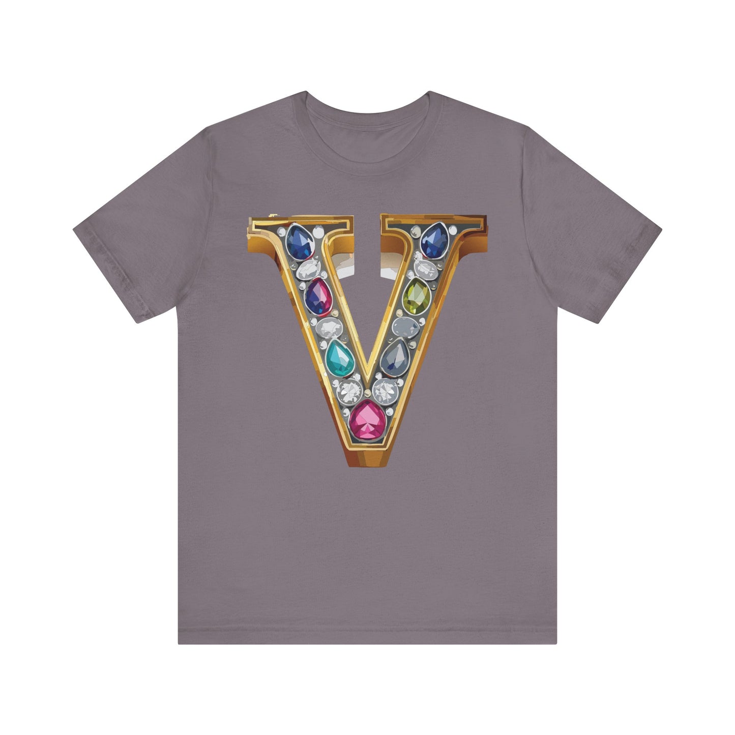 Letter Shirt, Shirt with Letters, Tee Shirt with Gold Letter, Shirt with Antique Letters