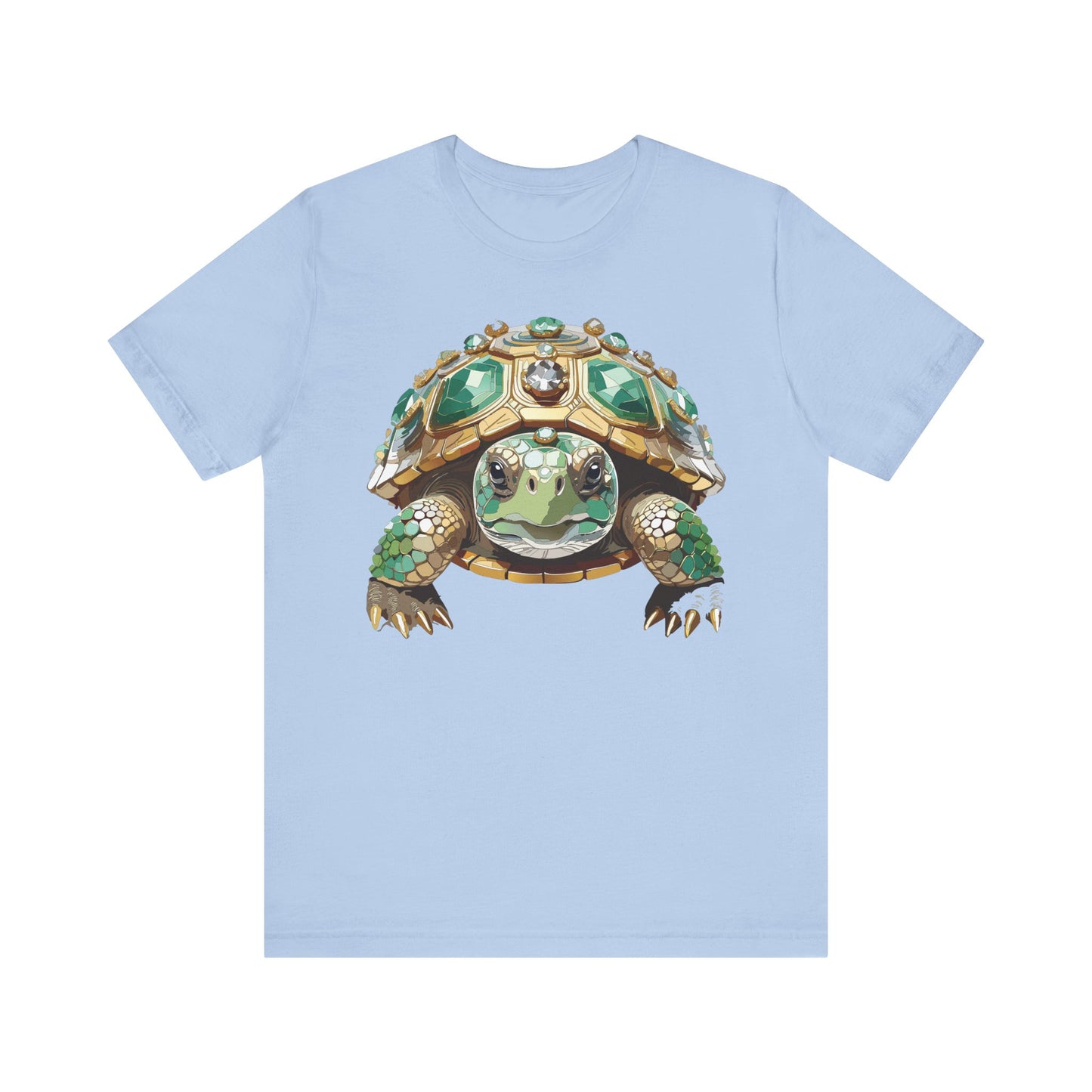 Animal Shirt, Shirt with Animal, Tee Shirt with Gold Animal Medal, Shirt with Antique Animal Medallion