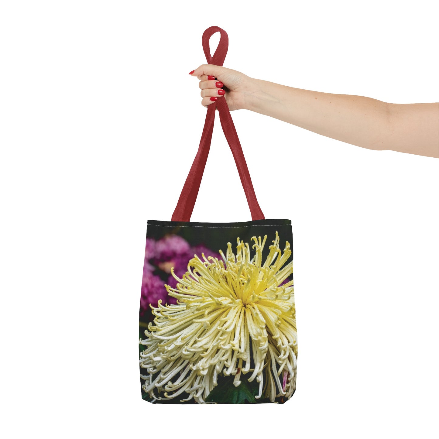 Canvas Bag with Floral Prints