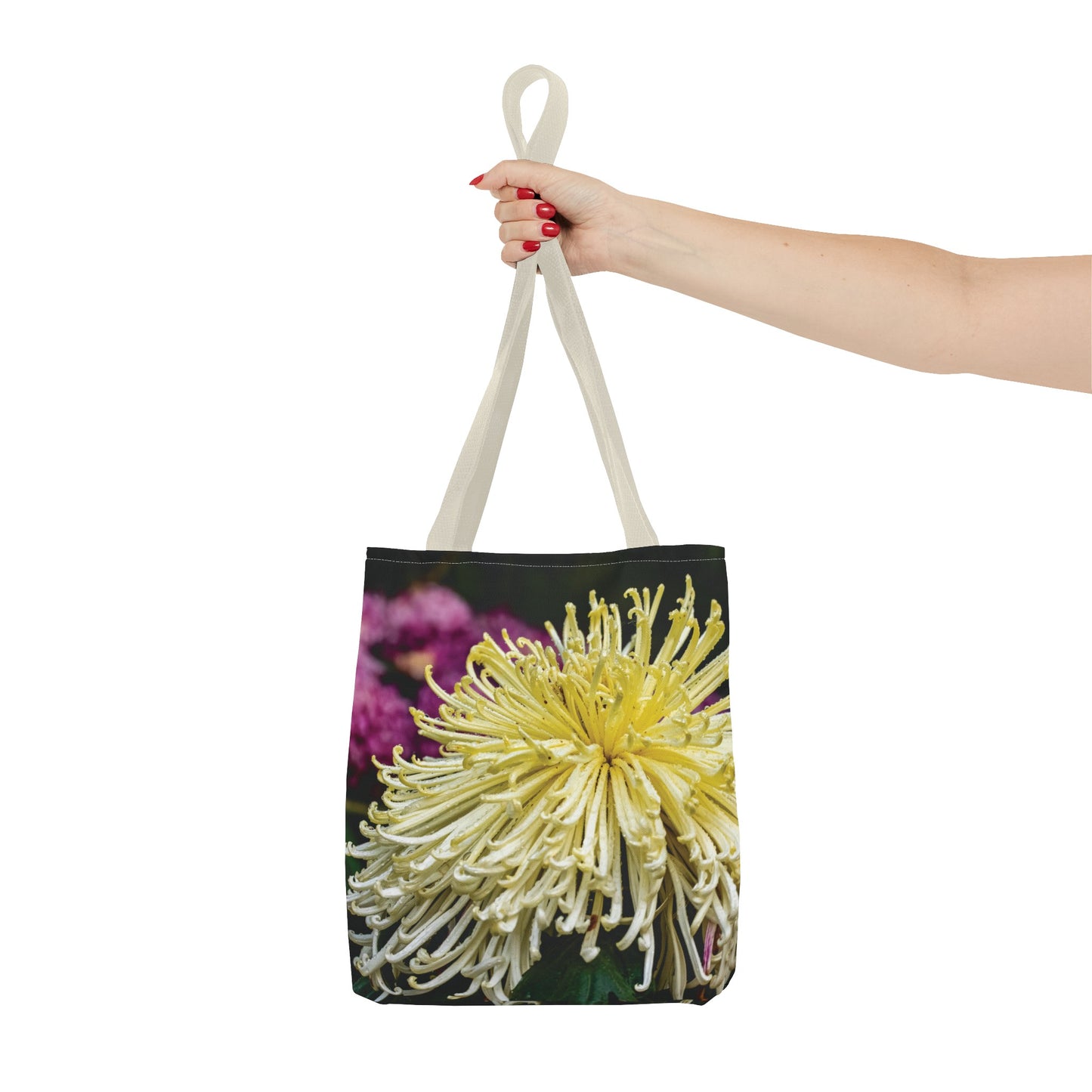 Canvas Bag with Floral Prints