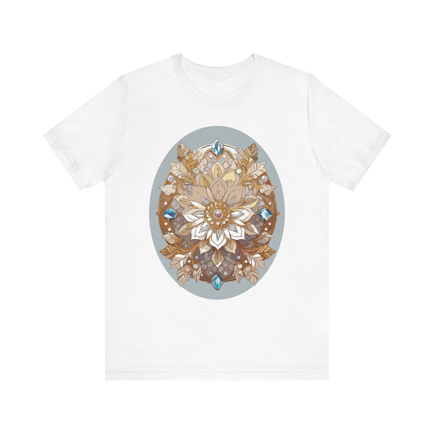 Floral Shirt, Flower Shirt, Tee Shirt with Antique Flower