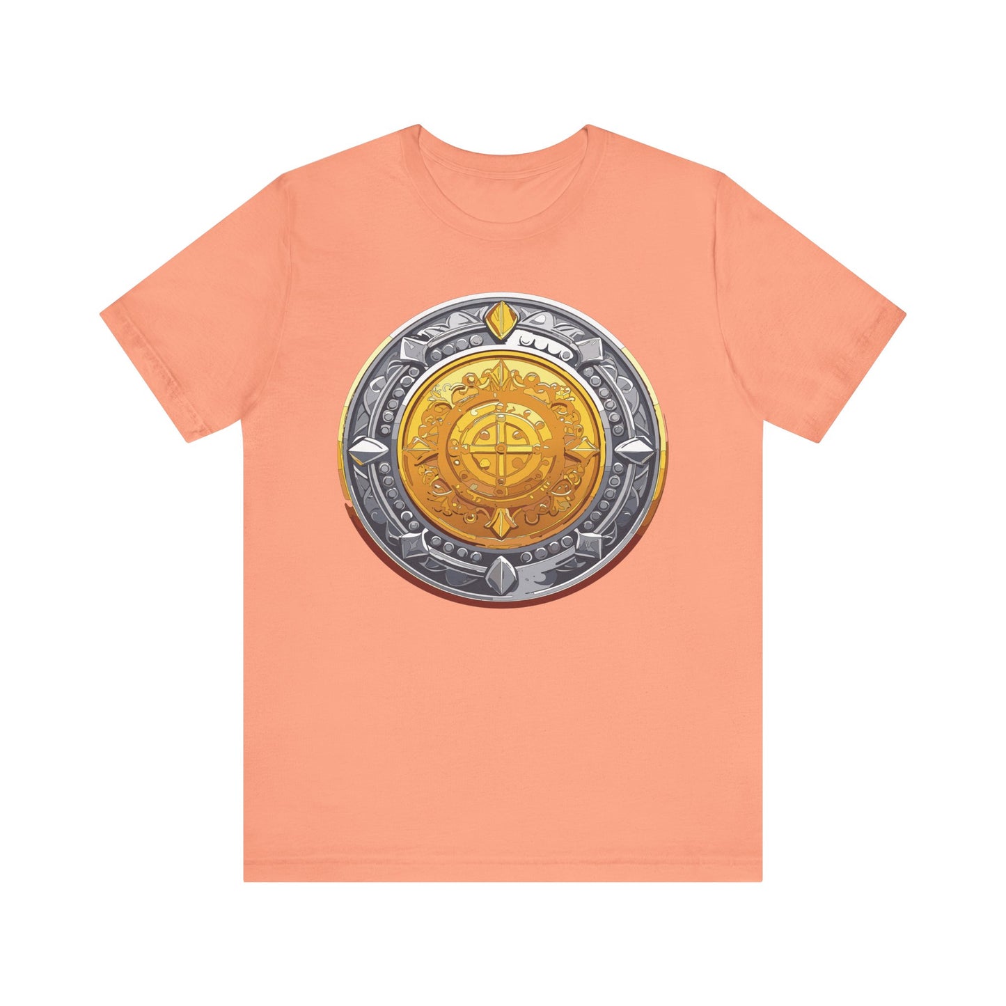 Coin Shirt, Shirt with Coin, Tee Shirt with Gold Coin, Shirt with Antique Coin