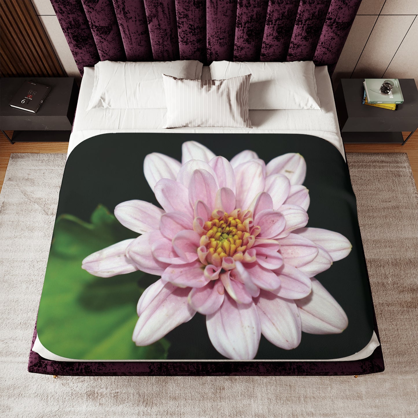 Floral Sherpa Blanket