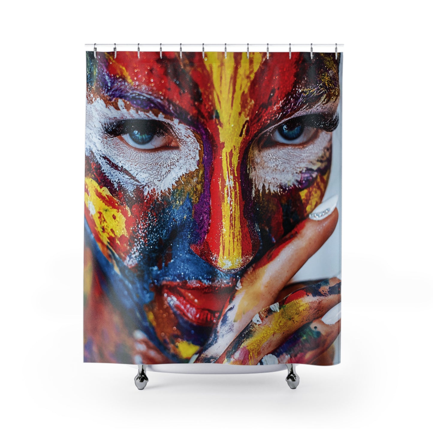 Woman Shower Curtain