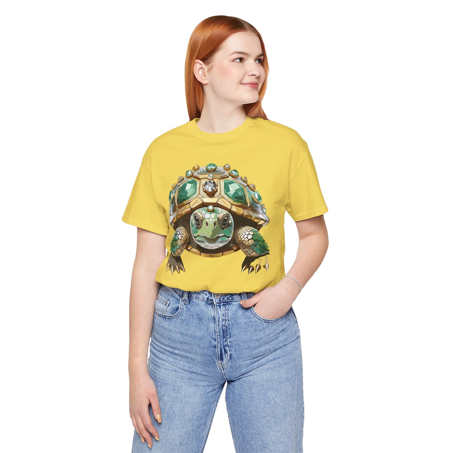 Animal Shirt, Shirt with Animal, Tee Shirt with Gold Animal Medal, Shirt with Antique Animal Medallion