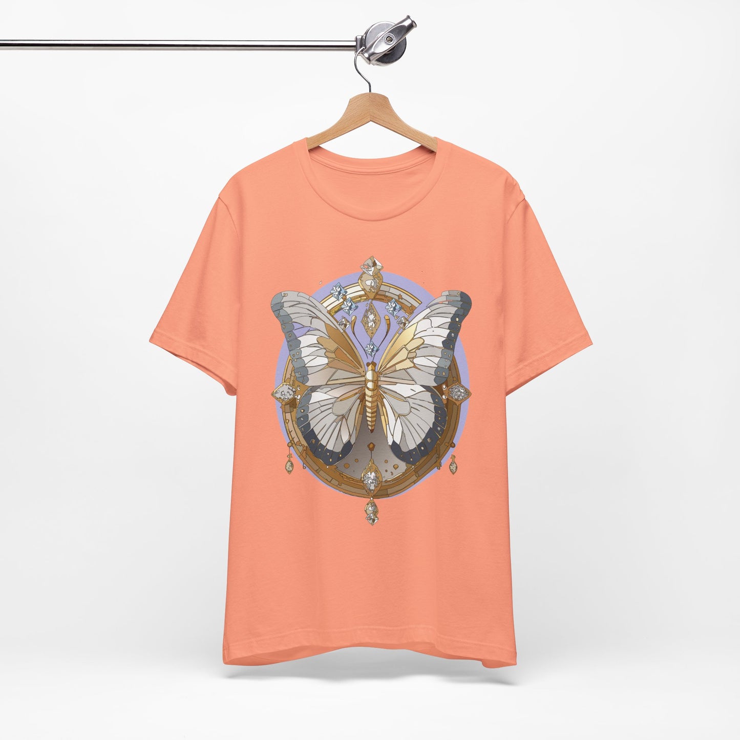 Butterfly Shirt, Shirt with Butterfly, Tee Shirt with Antique Butterfly