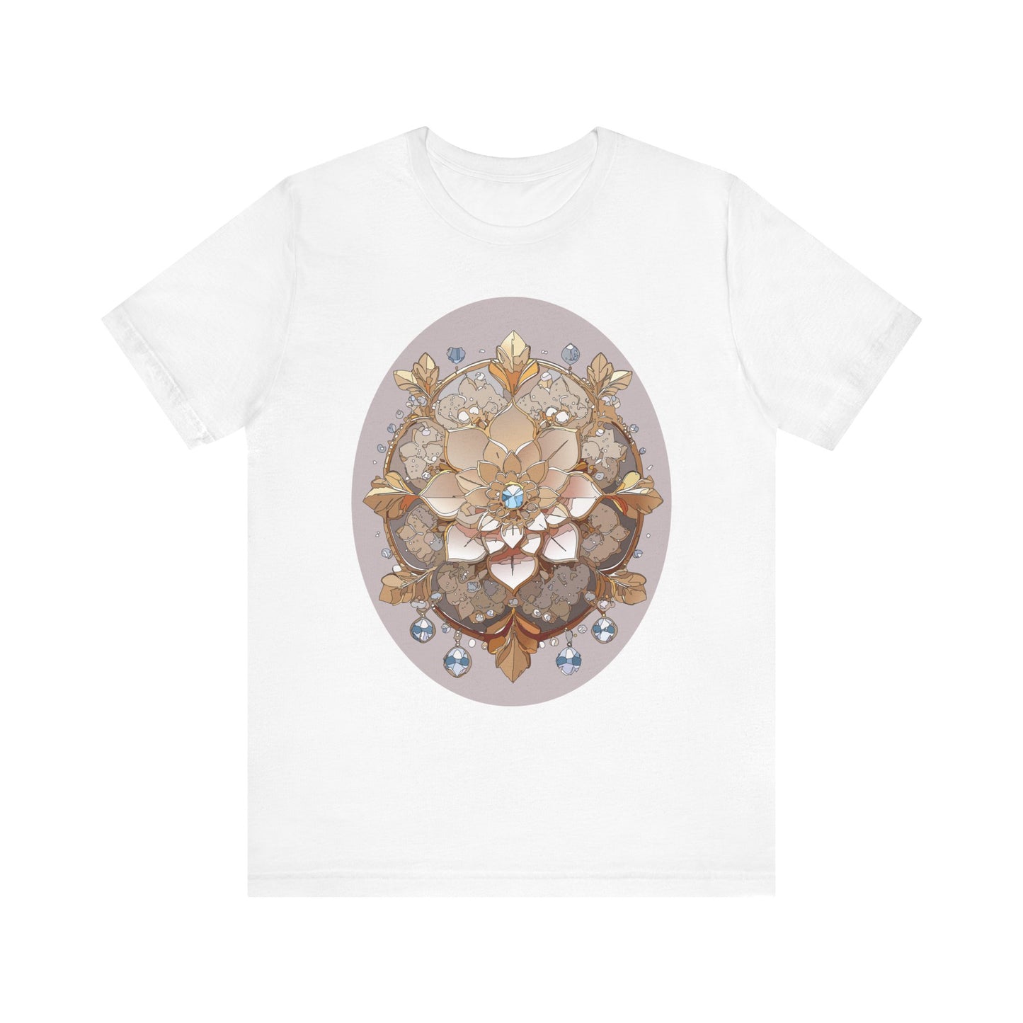 Floral Shirt, Flower Shirt, Tee Shirt with Antique Flower