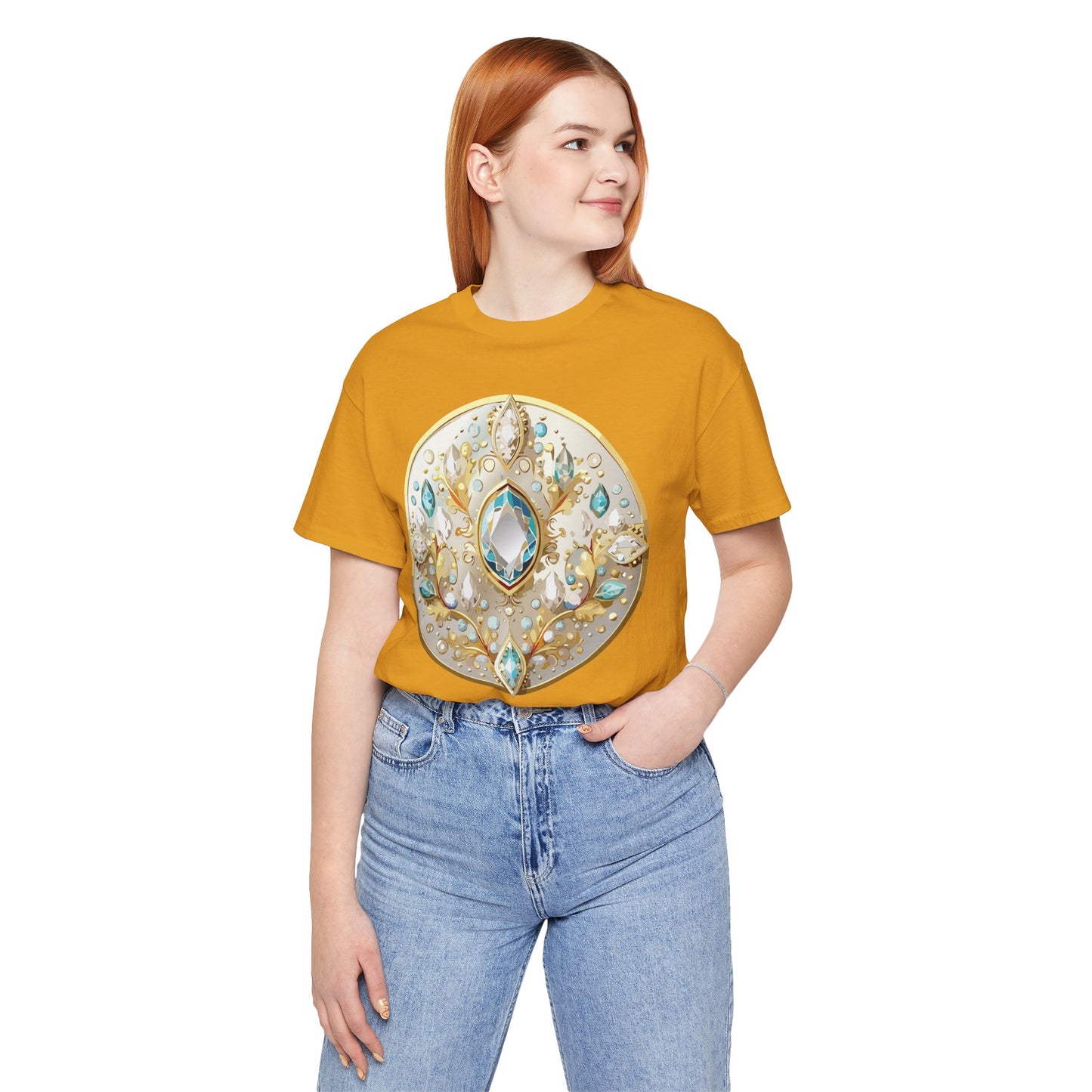 Medallion Shirt, Shirt with Medallion, Tee Shirt with Medal
