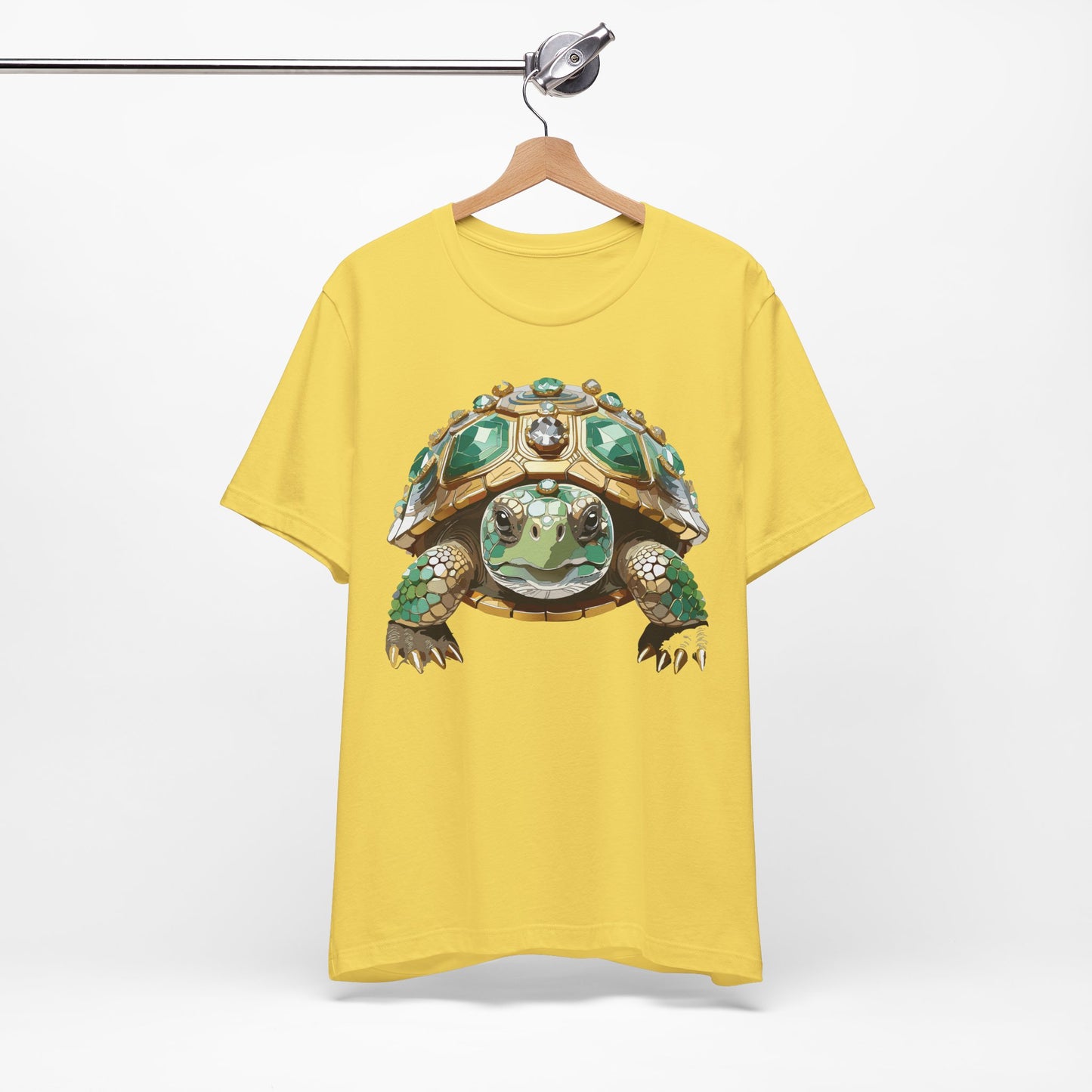 Animal Shirt, Shirt with Animal, Tee Shirt with Gold Animal Medal, Shirt with Antique Animal Medallion