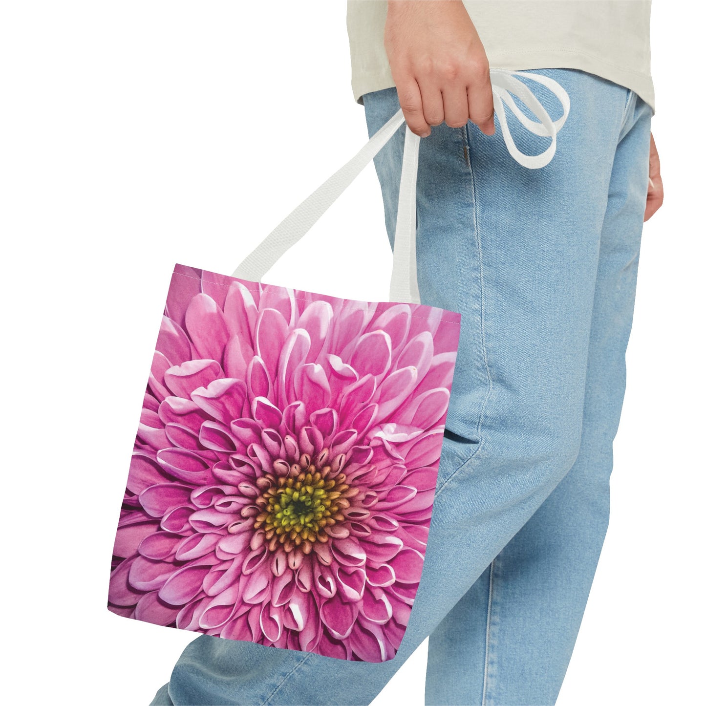 Canvas Bag with Floral Prints