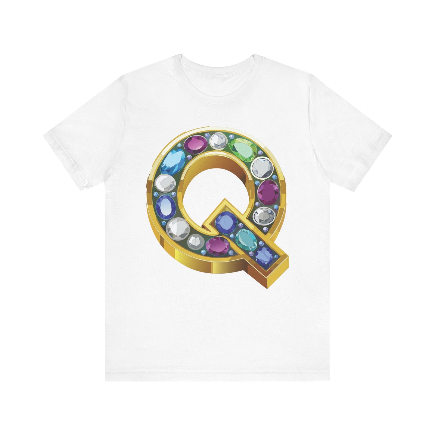 Letter Shirt, Shirt with Letters, Tee Shirt with Gold Letter, Shirt with Antique Letters