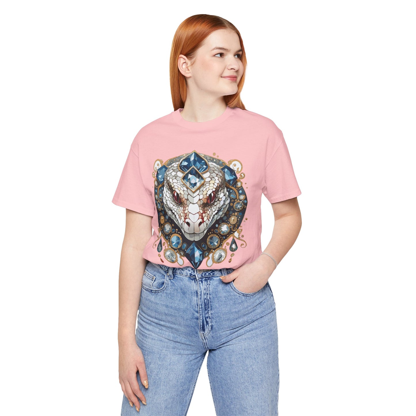 Animal Shirt, Shirt with Animal, Tee Shirt with Gold Animal Medal, Shirt with Antique Animal Medallion