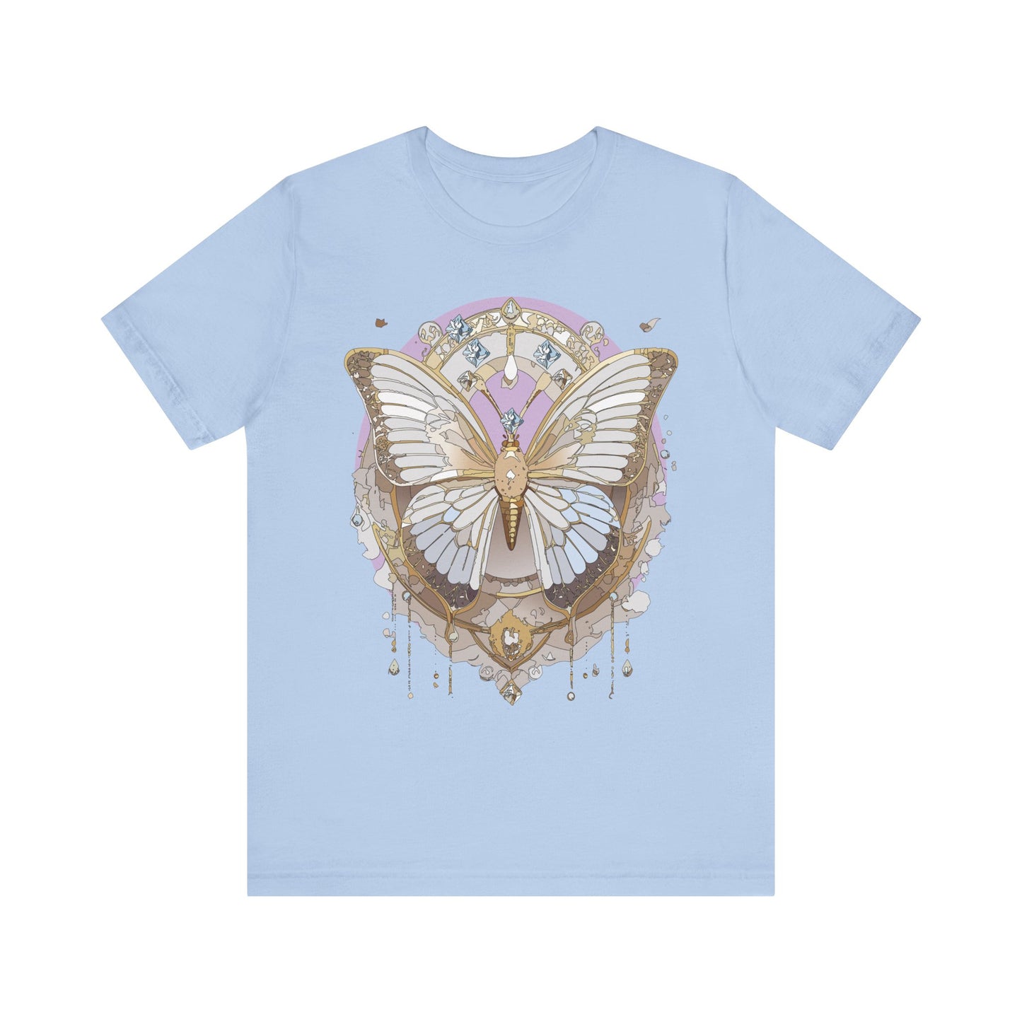 Butterfly Shirt, Shirt with Butterfly, Tee Shirt with Antique Butterfly