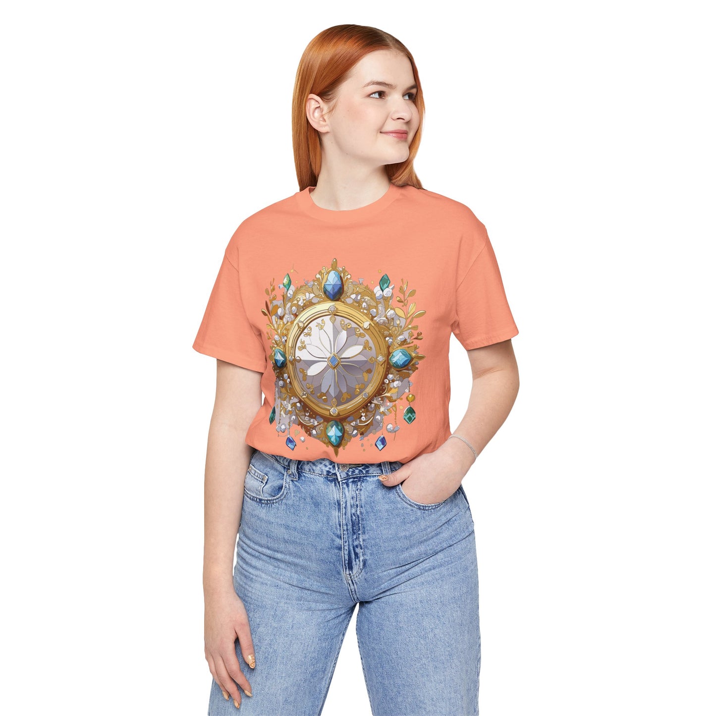 Medallion Shirt, Shirt with Medallion, Tee Shirt with Medal