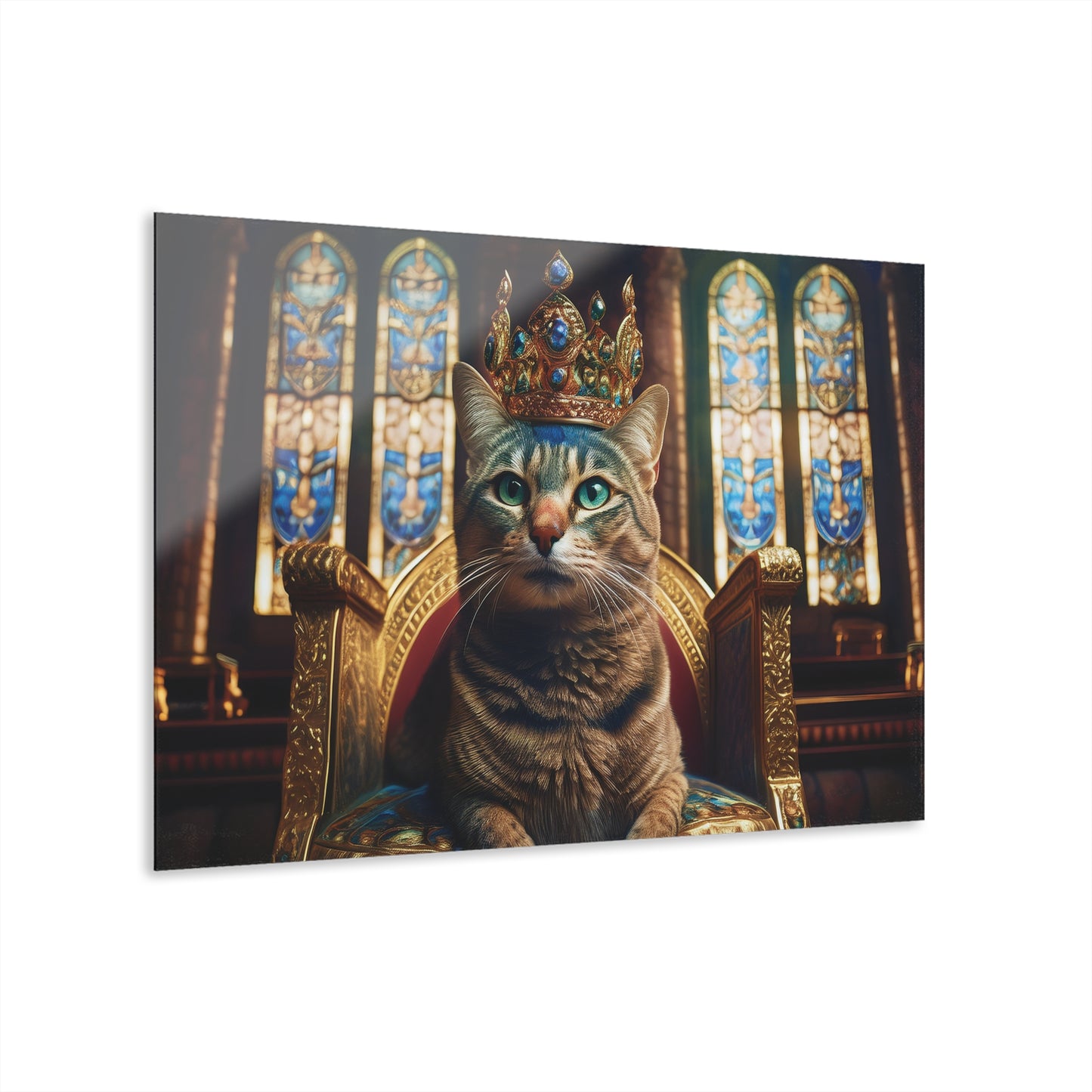 Crown Cat Wall Decor, Wall Art Decor with Animals 5