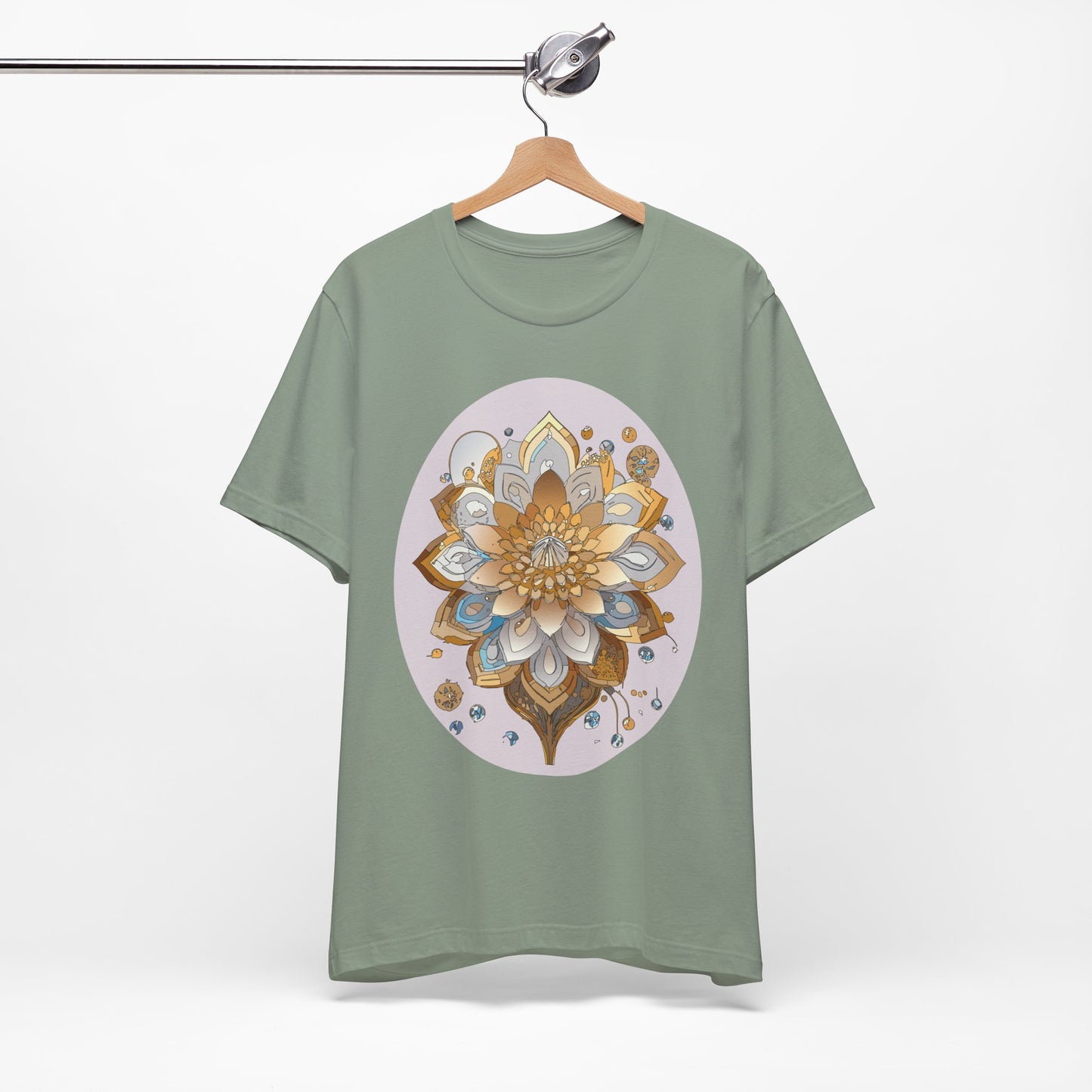Floral Shirt, Flower Shirt, Tee Shirt with Antique Flower