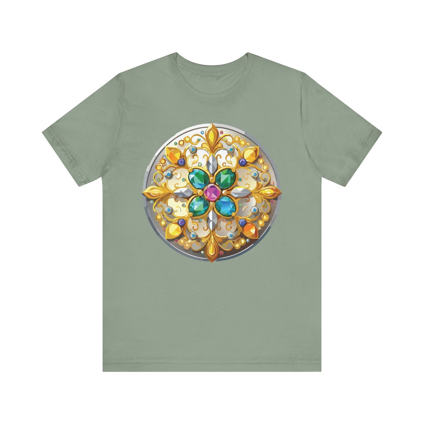 Medallion Shirt, Shirt with Medallion, Tee Shirt with Medal
