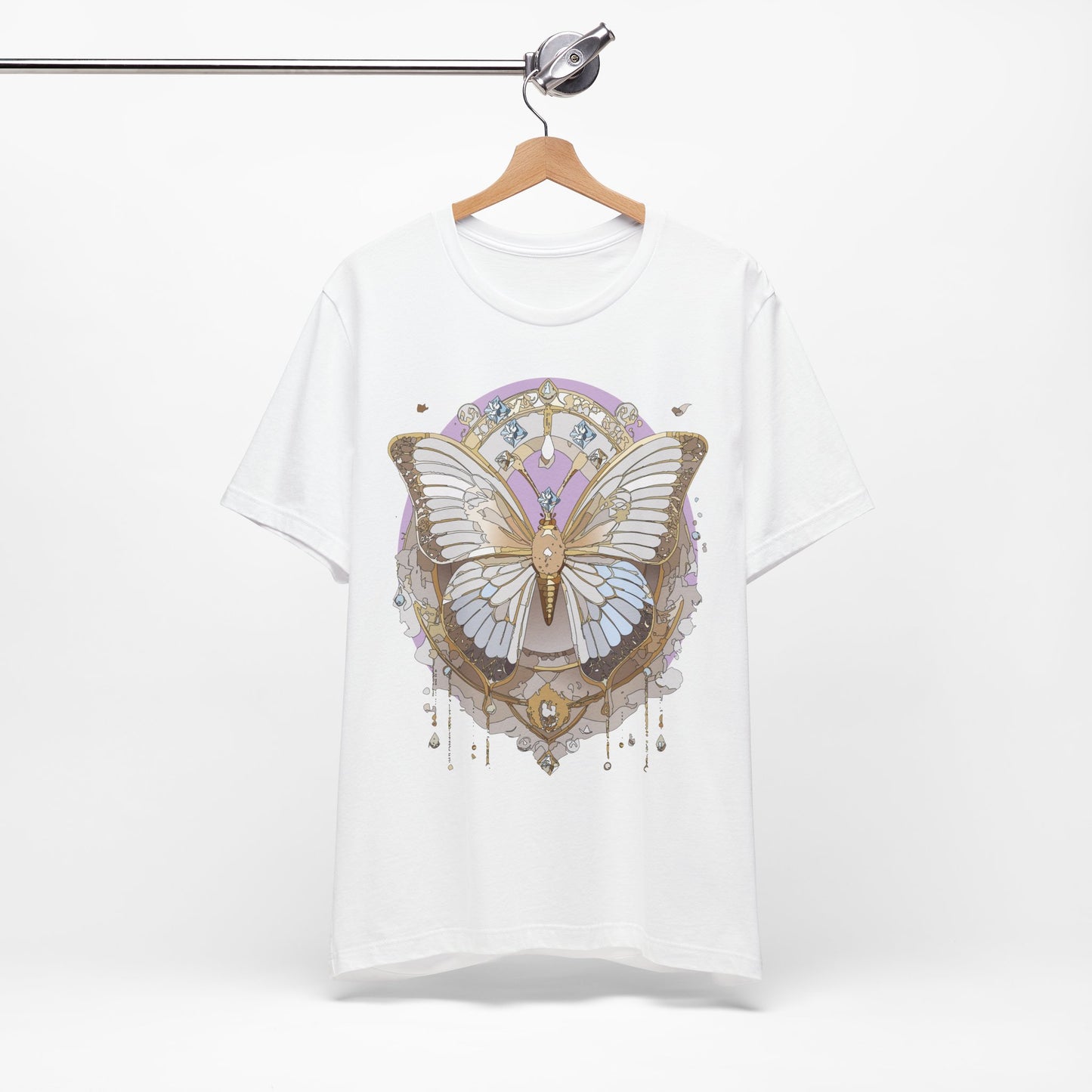 Butterfly Shirt, Shirt with Butterfly, Tee Shirt with Antique Butterfly